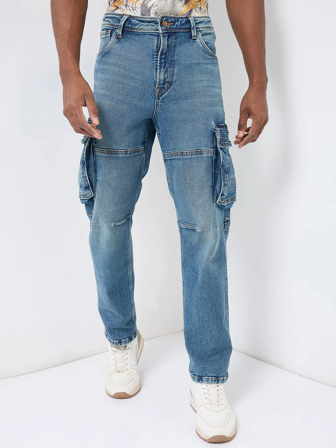 Killer Men Light Blue Loose Fit Jeans - Image 3