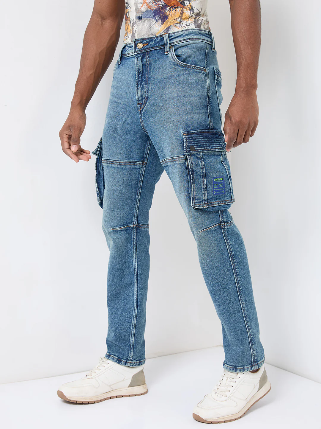 Killer Men Light Blue Loose Fit Jeans - Image 6