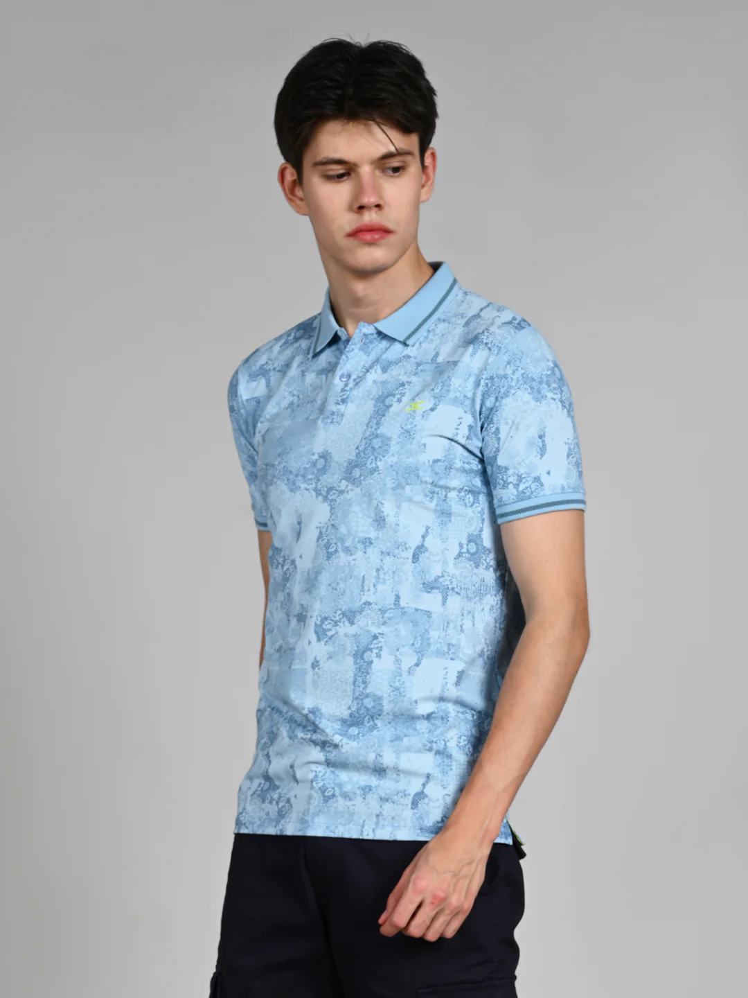 Killer Men Light Blue Printed Slim Fit T-Shirt - Image 6