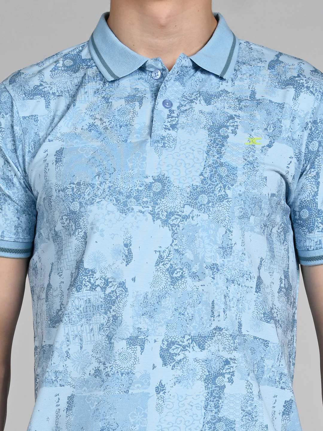 Killer Men Light Blue Printed Slim Fit T-Shirt - Image 8