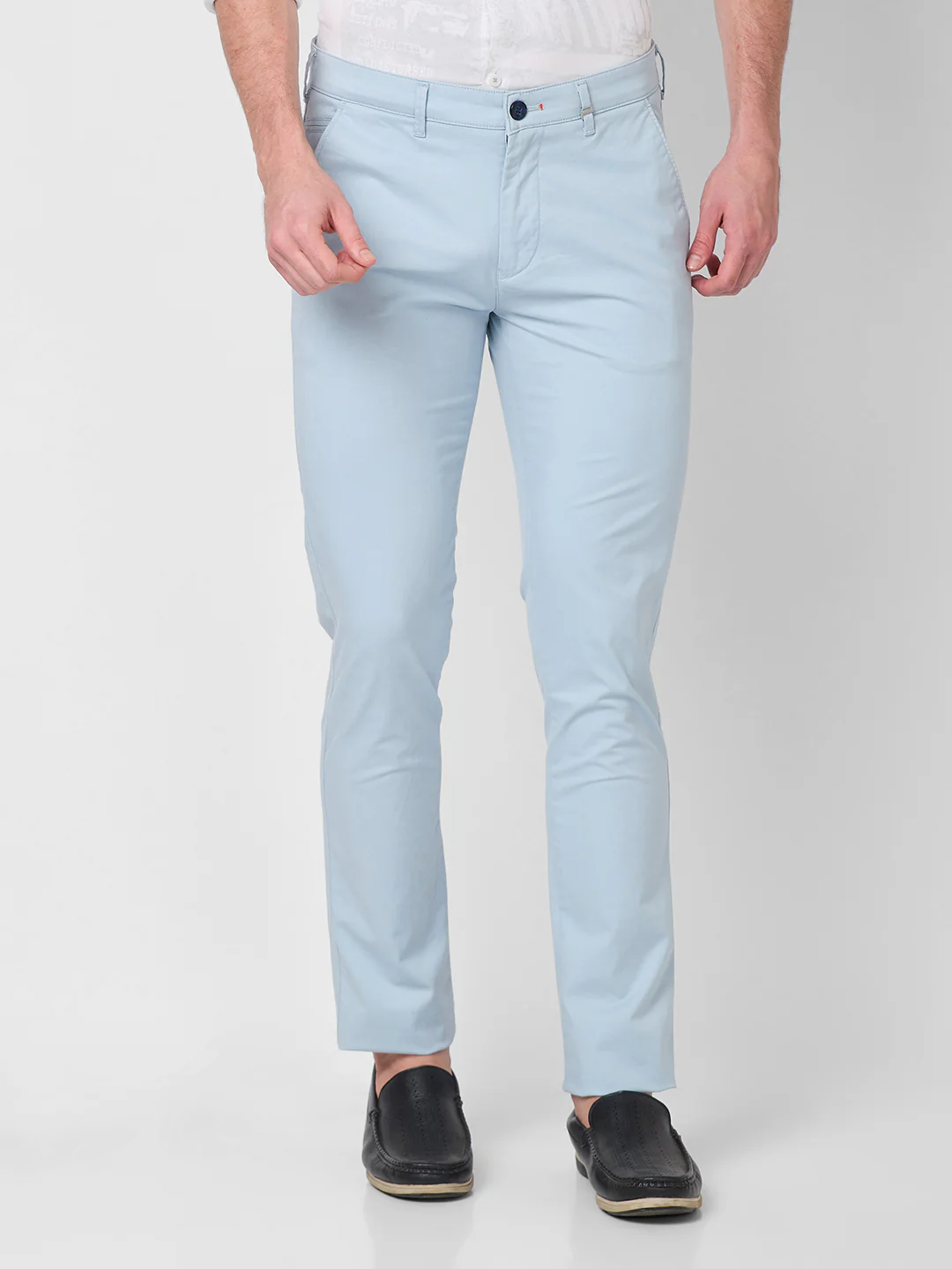 Killer Men Light Blue Slim Fit Trousers - Image 3