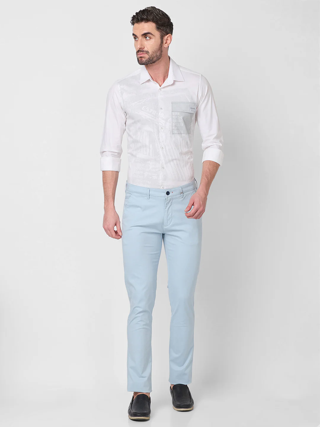 Killer Men Light Blue Slim Fit Trousers - Image 4
