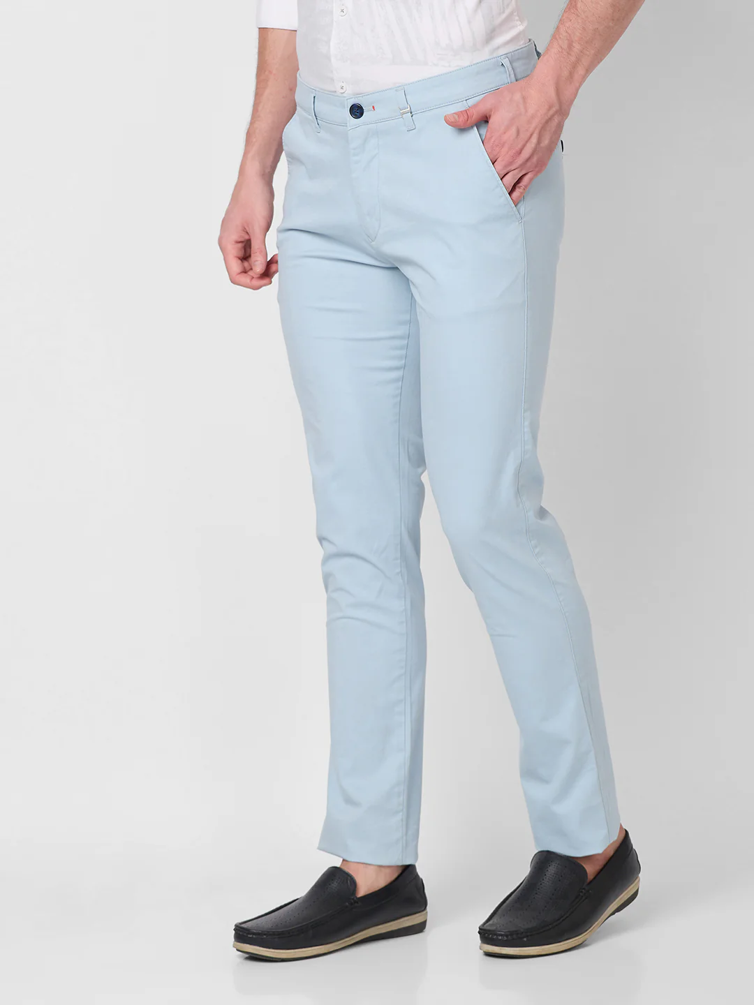 Killer Men Light Blue Slim Fit Trousers - Image 6