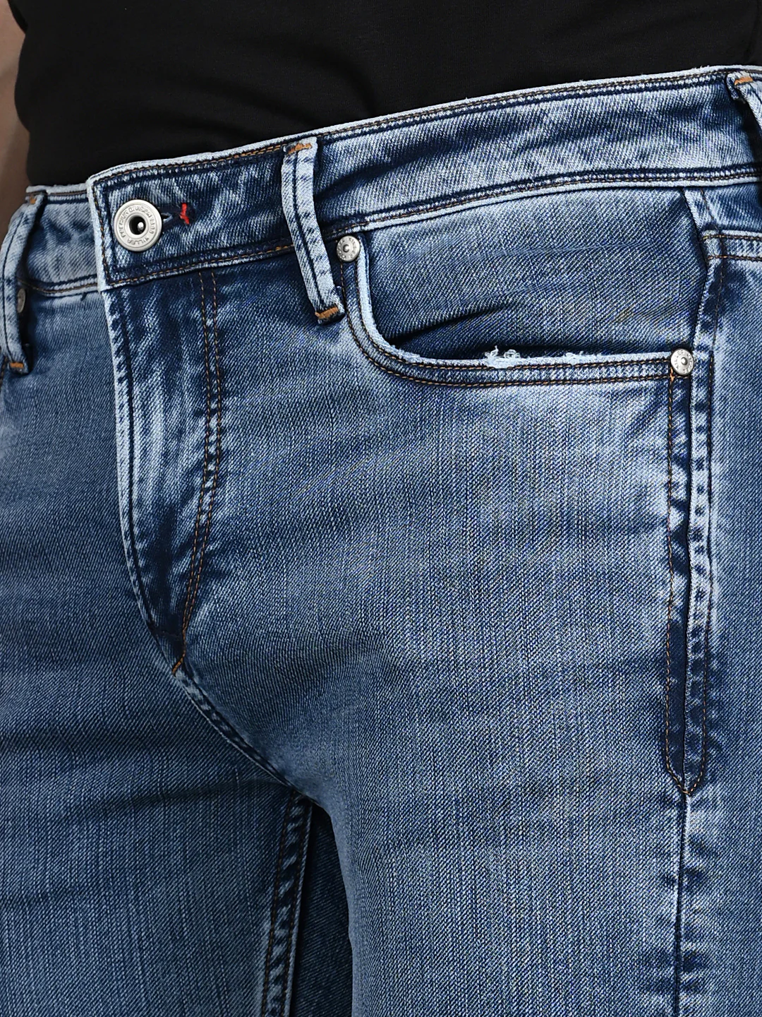 Killer Men Light Blue Solid Slim Fit Jeans - Image 8