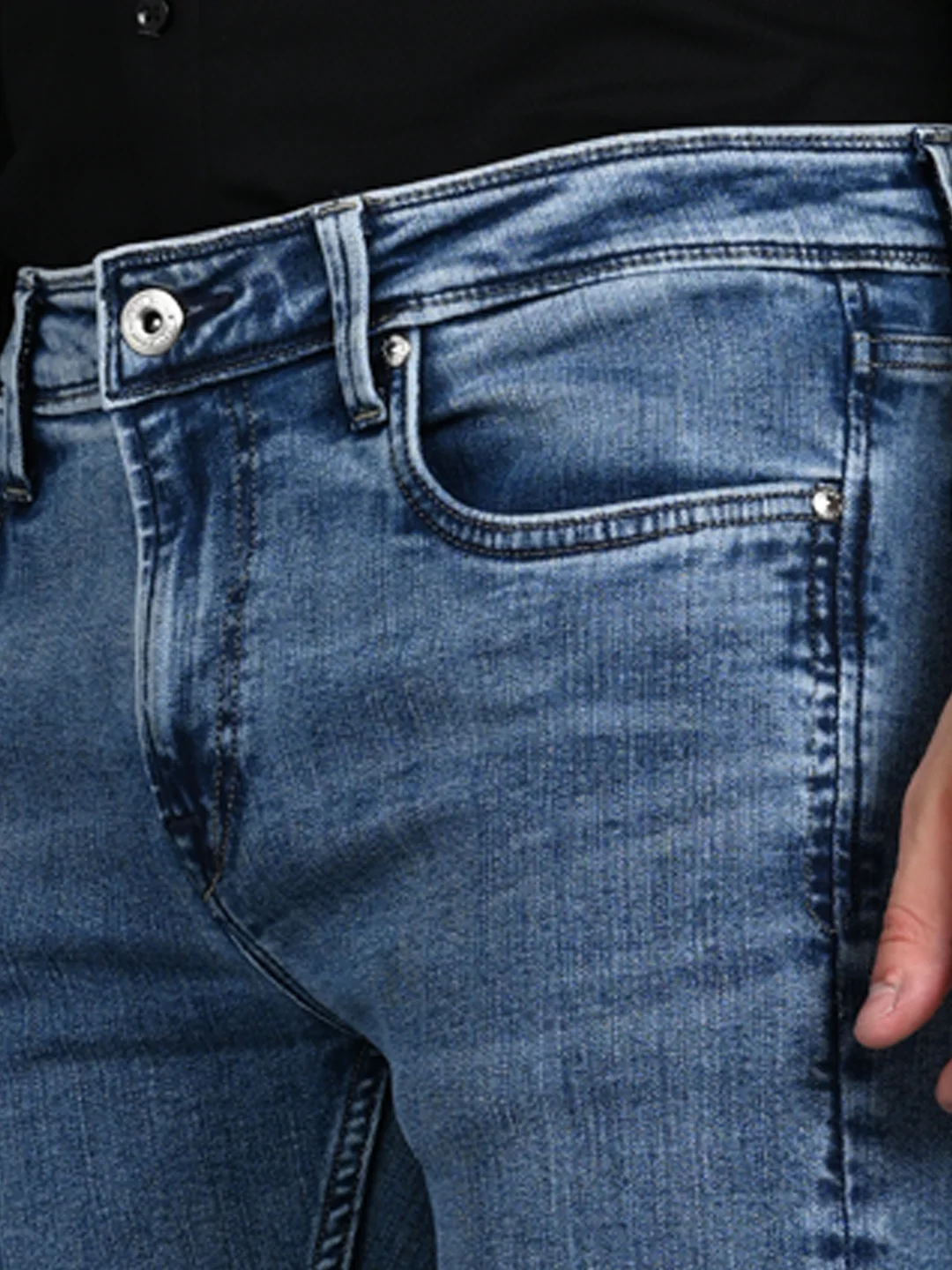 Killer Men Light Blue Solid Slim Fit Jeans - Image 8