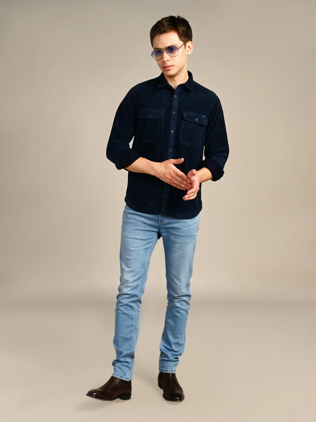 Killer Men Light Blue Solid Slim Fit Jeans - Image 3