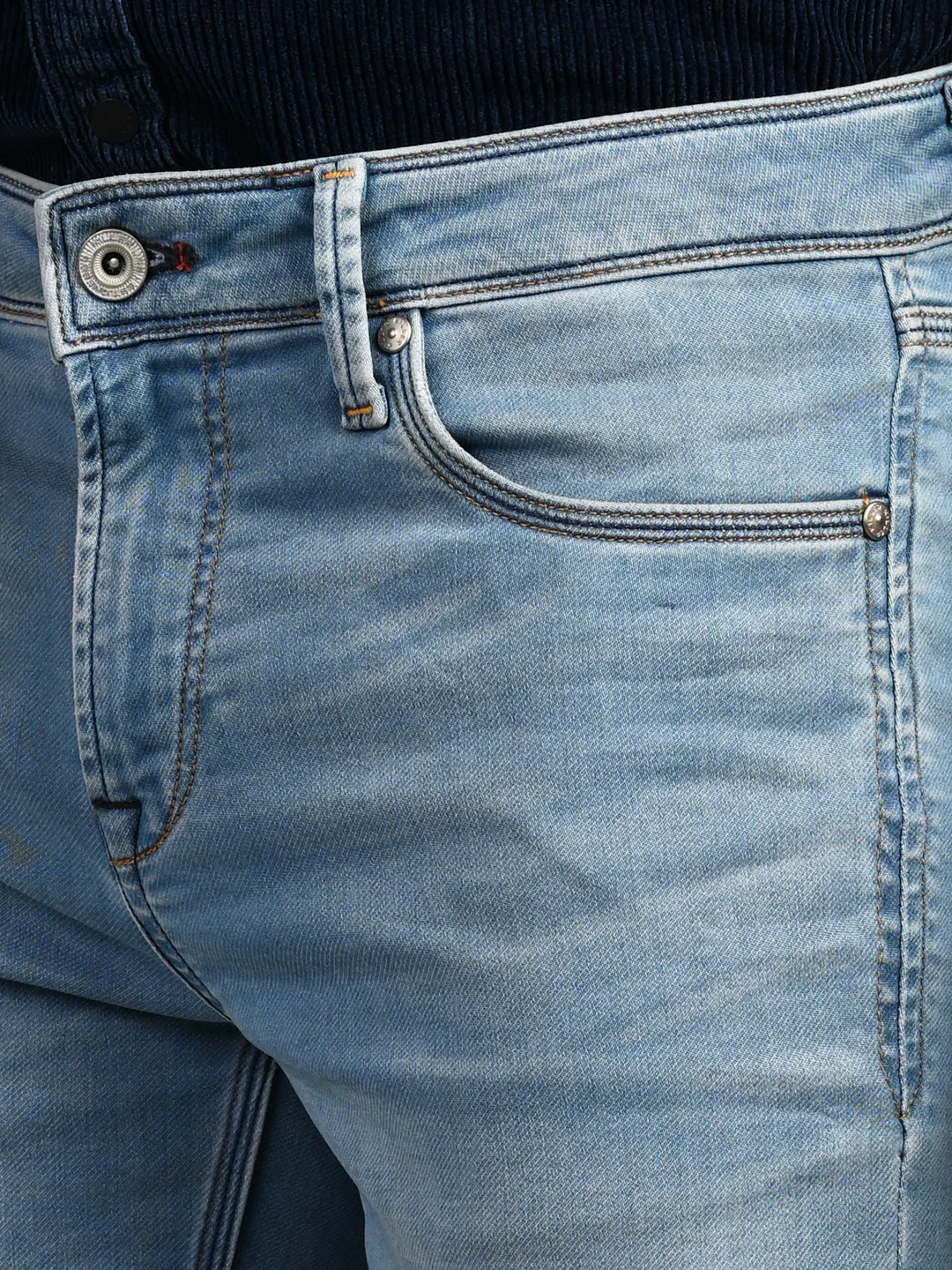 Killer Men Light Blue Solid Slim Fit Jeans - Image 8