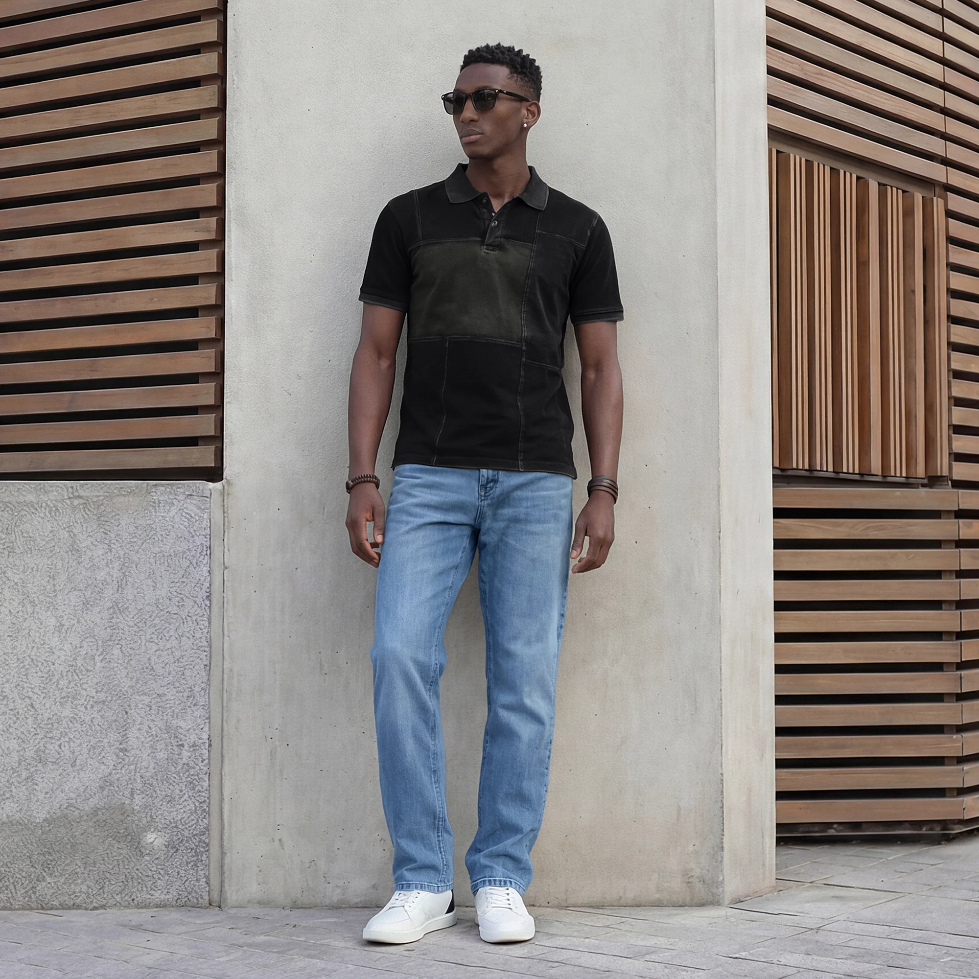 Killer Men Light Blue Solid Slim Fit Jeans