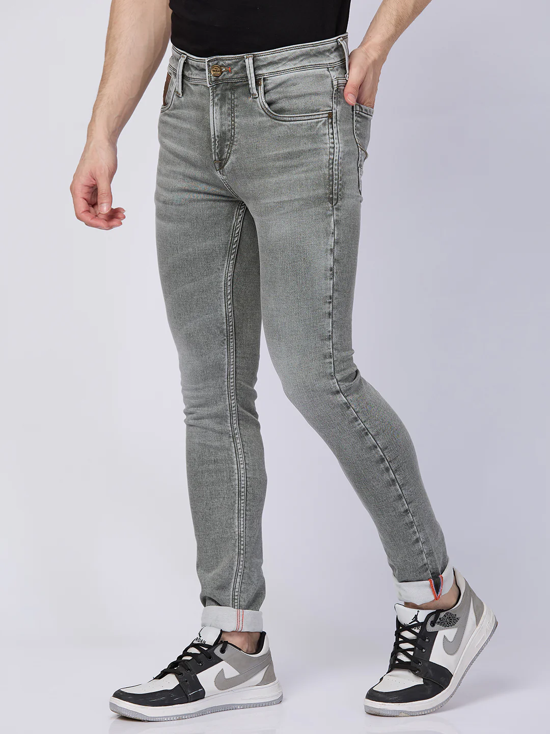 Killer Men Light Green Skinny Fit Jeans - Image 6