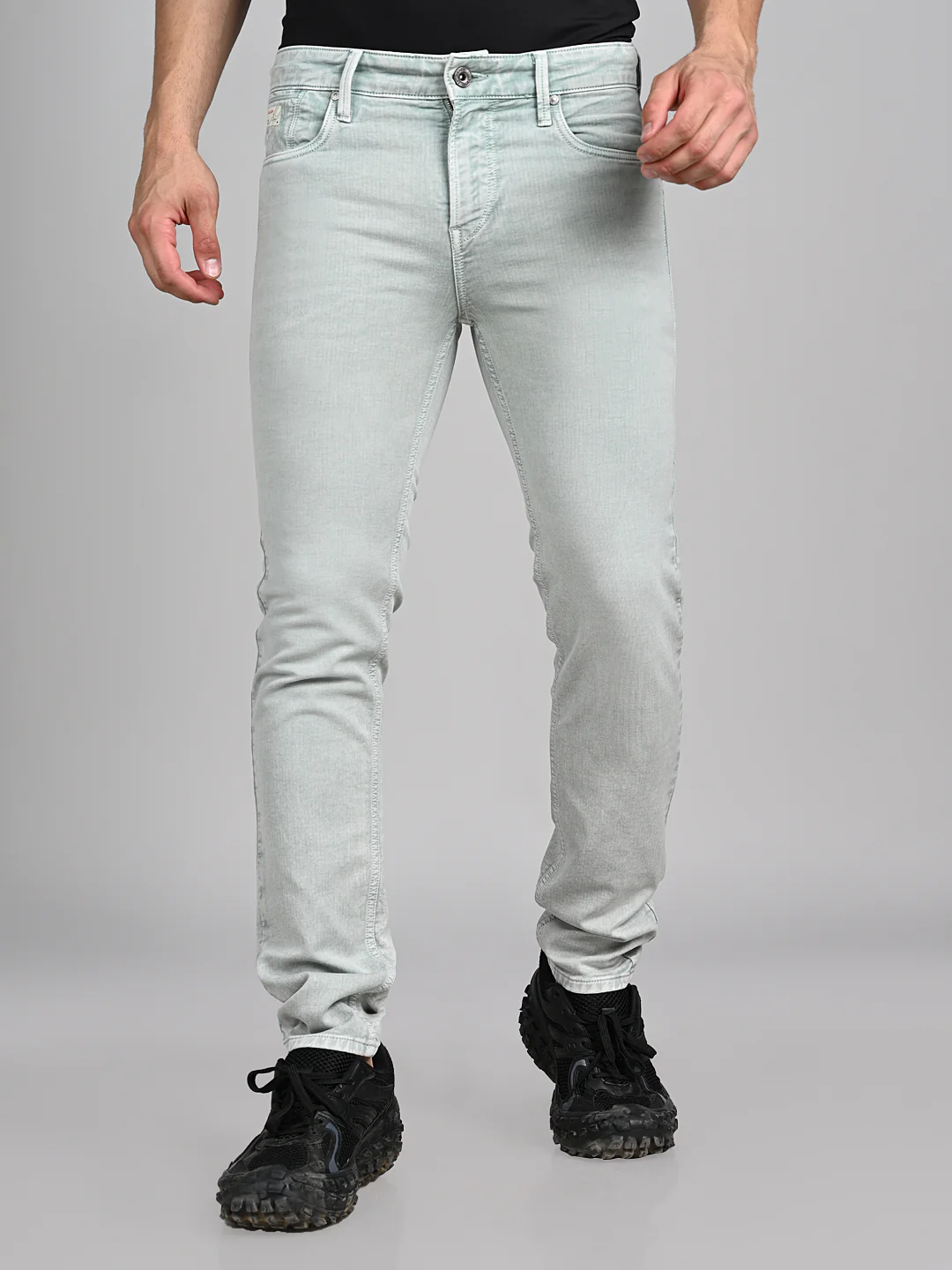 Killer Men Light Green Slim Fit Jeans - Image 4
