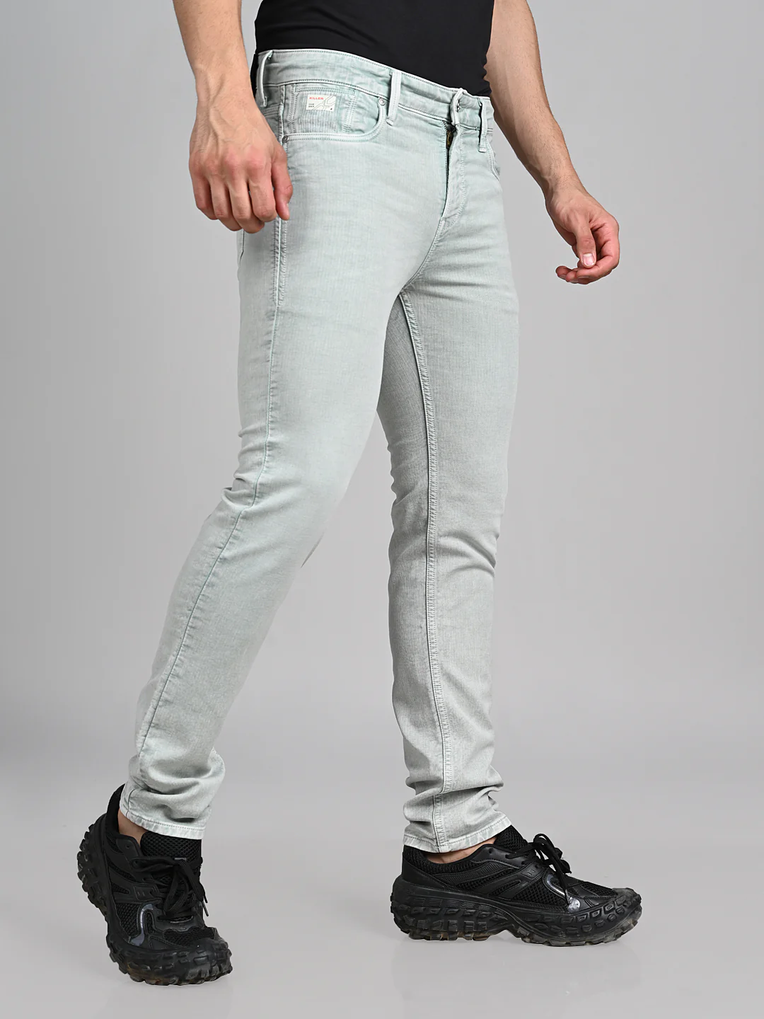 Killer Men Light Green Slim Fit Jeans - Image 5