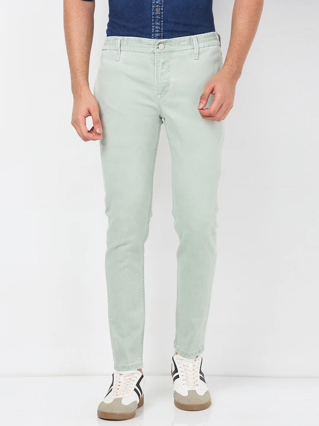 Killer Men Light Green Solid Cargo - Image 3