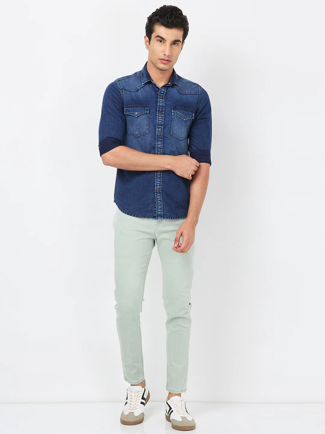 Killer Men Light Green Solid Cargo - Image 4