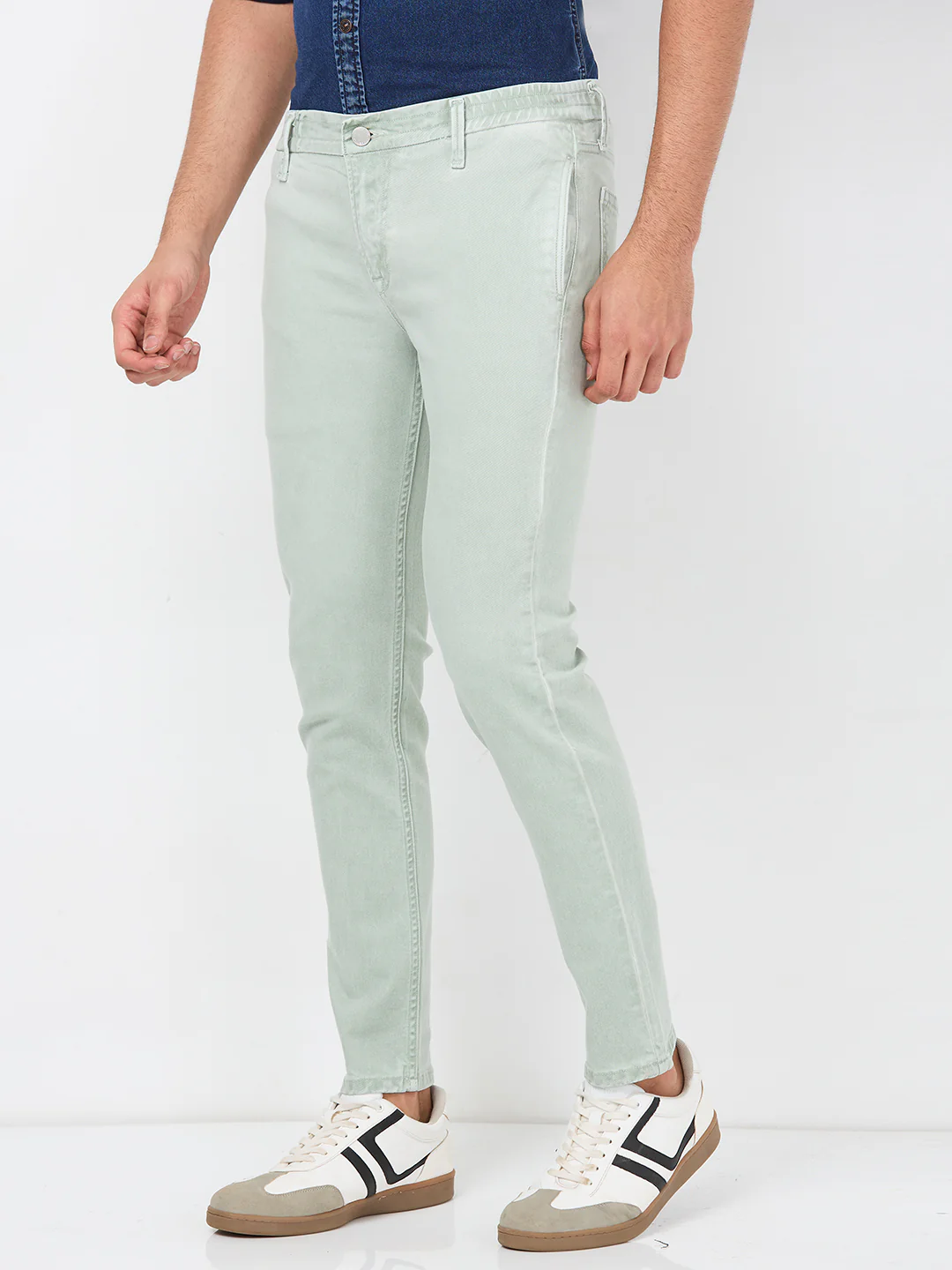 Killer Men Light Green Solid Cargo - Image 6