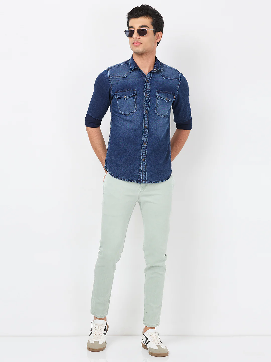 Killer Men Light Green Solid Cargo - Image 8