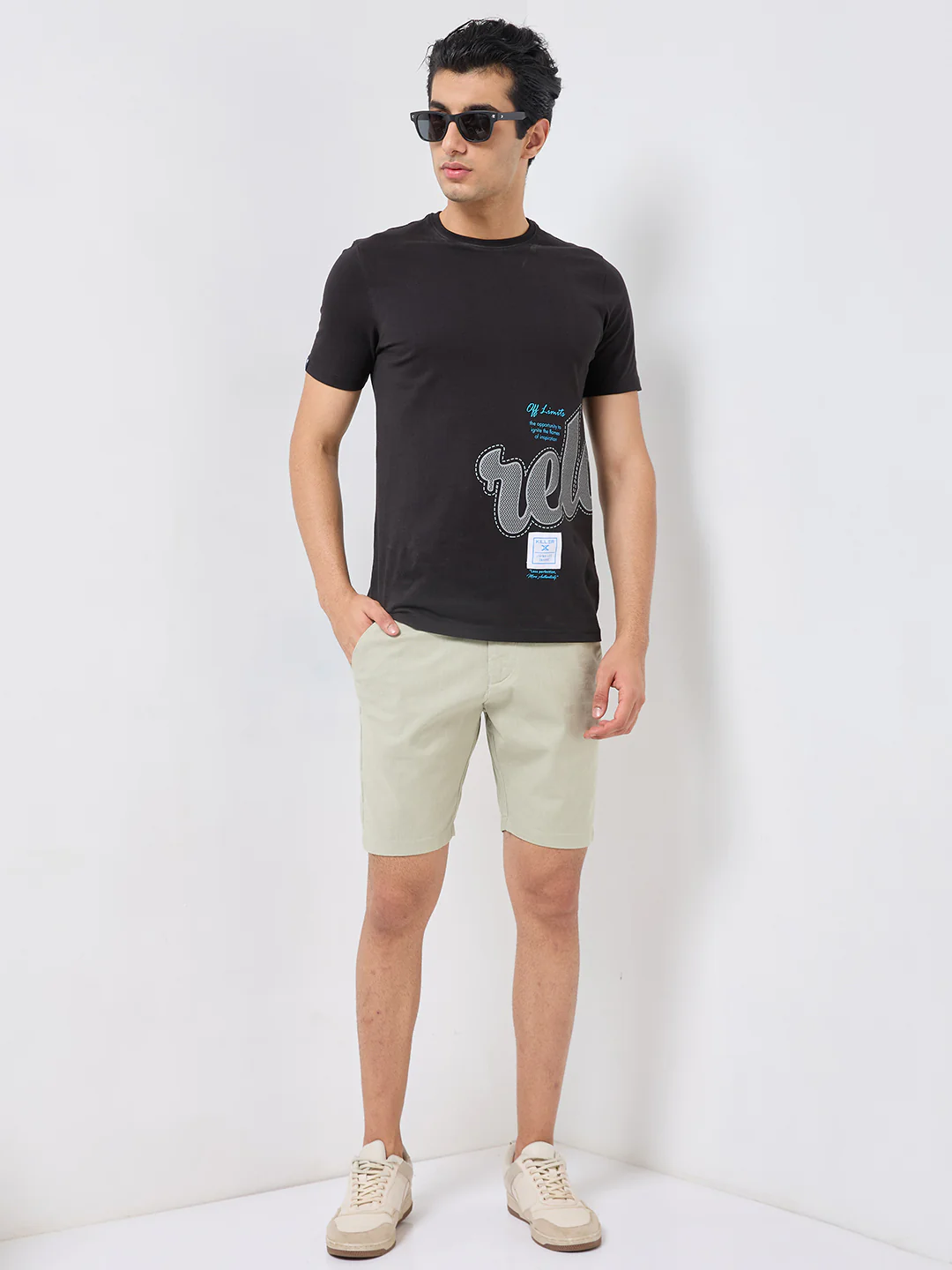 Killer Men Light Green Solid Shorts - Image 8