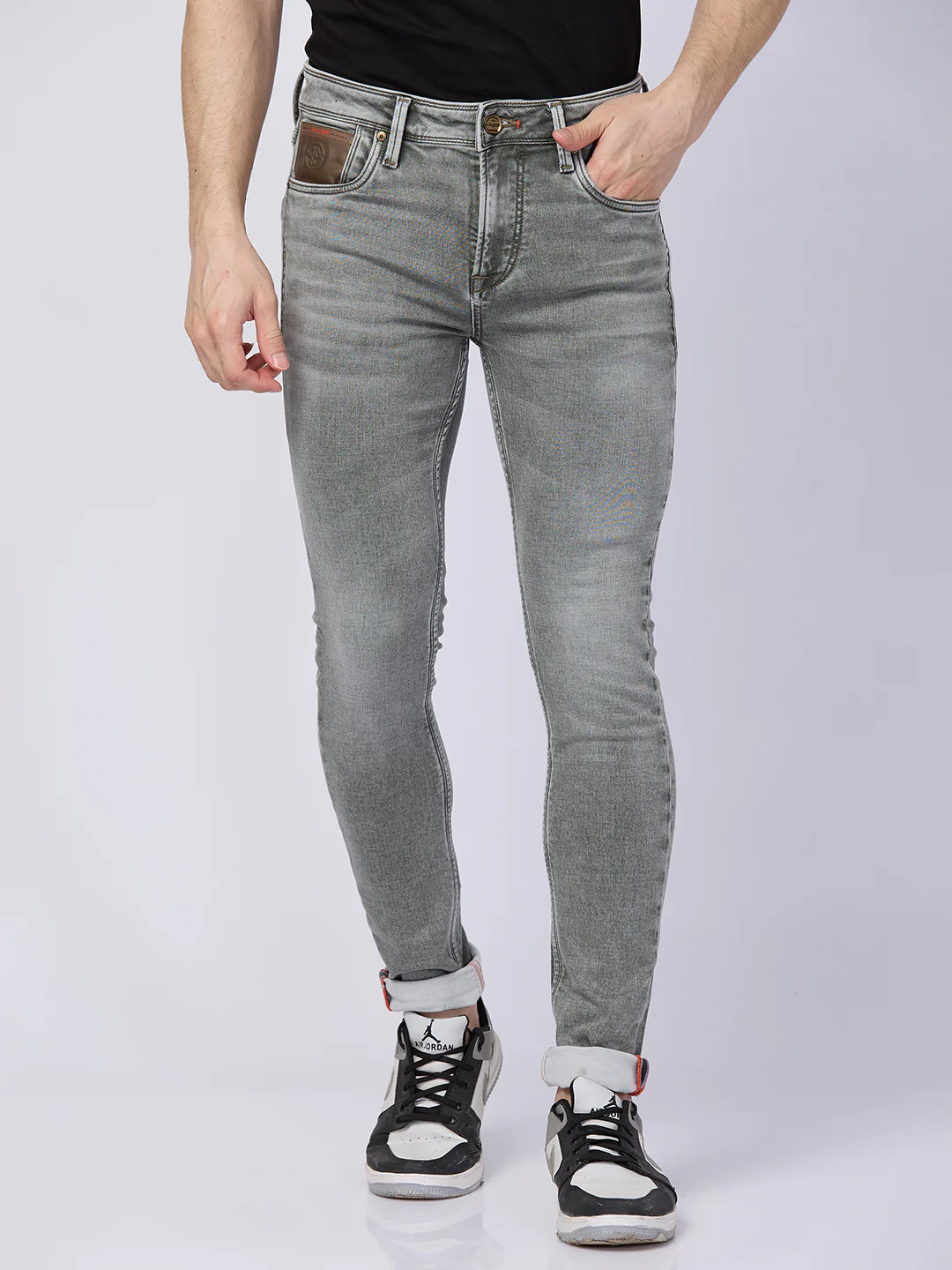 Killer Men Light Green Solid Slim Fit Jeans - Image 3
