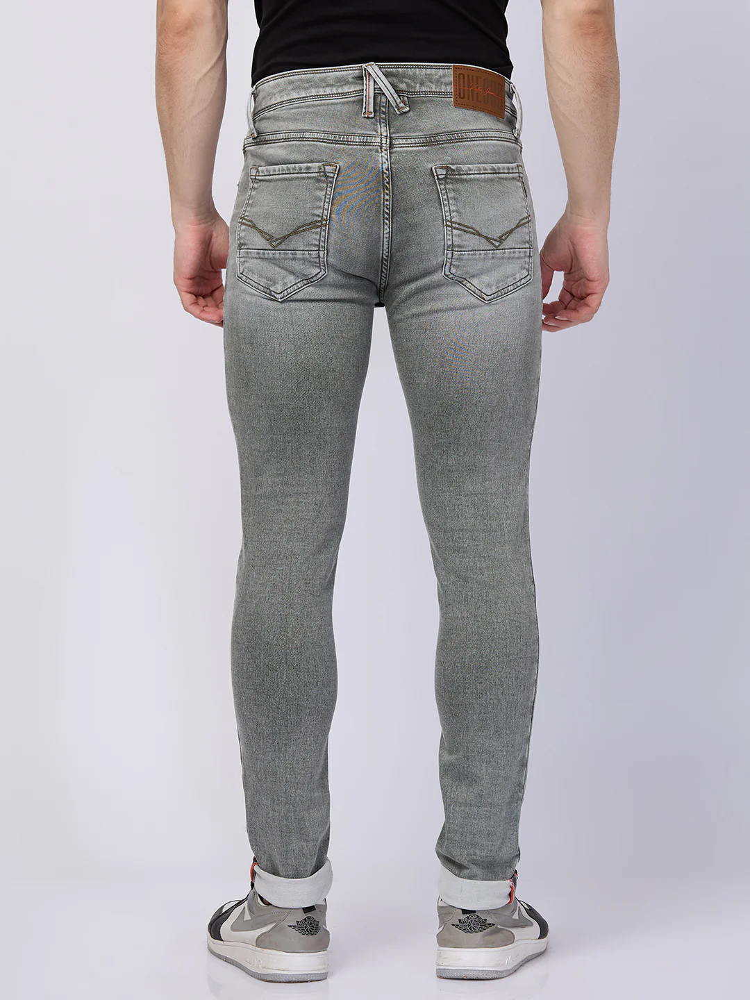 Killer Men Light Green Solid Slim Fit Jeans - Image 5