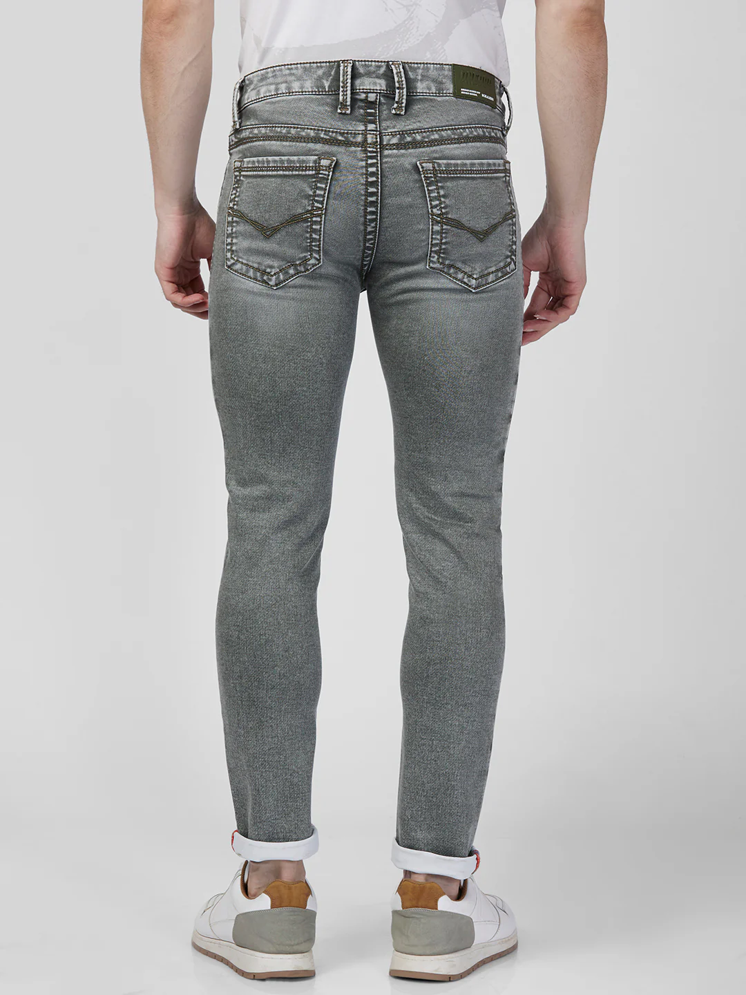 Killer Men Light Green Solid Slim Fit Jeans - Image 5