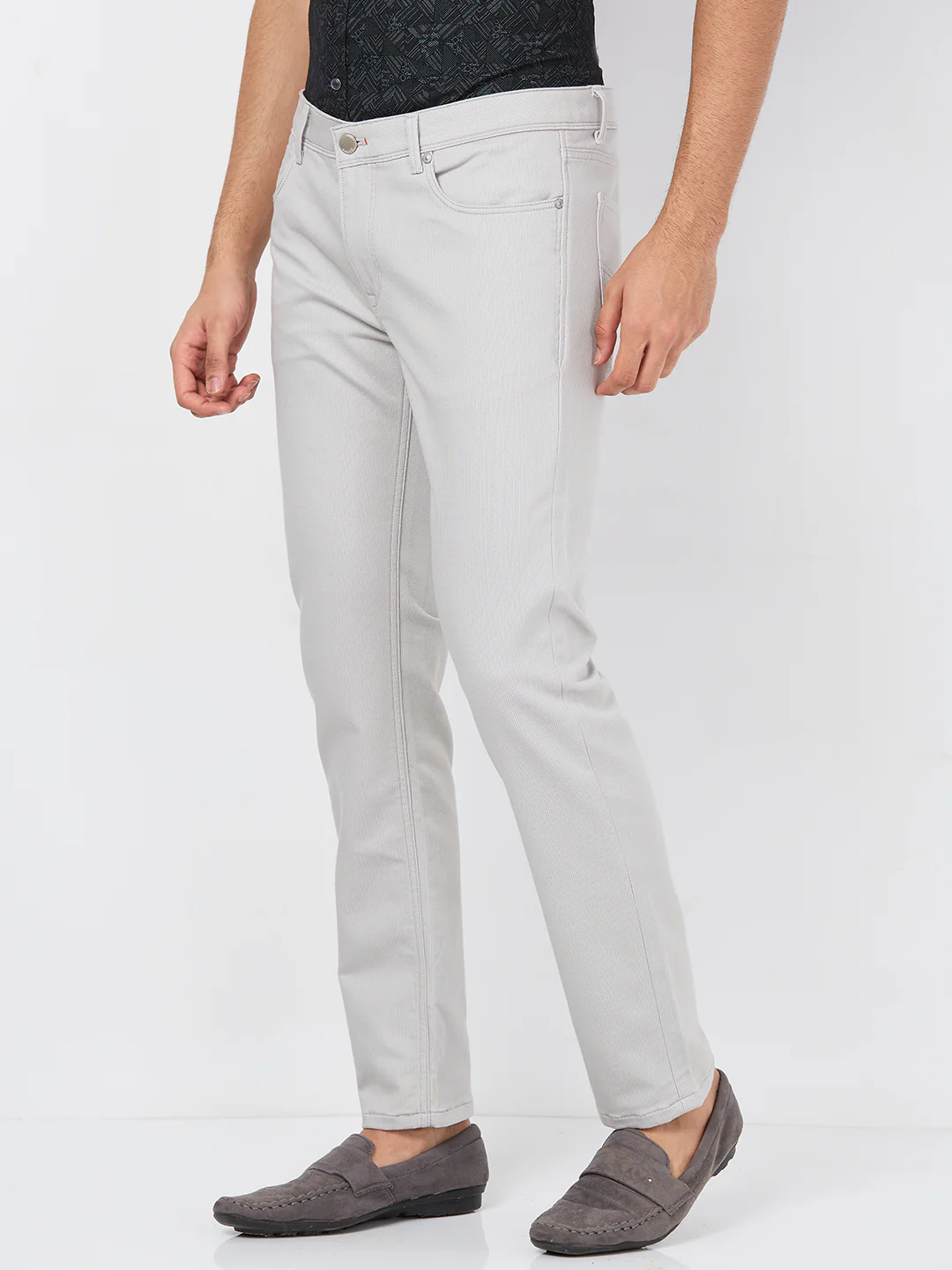 Killer Men Light Grey Slim Fit Pants - Image 6