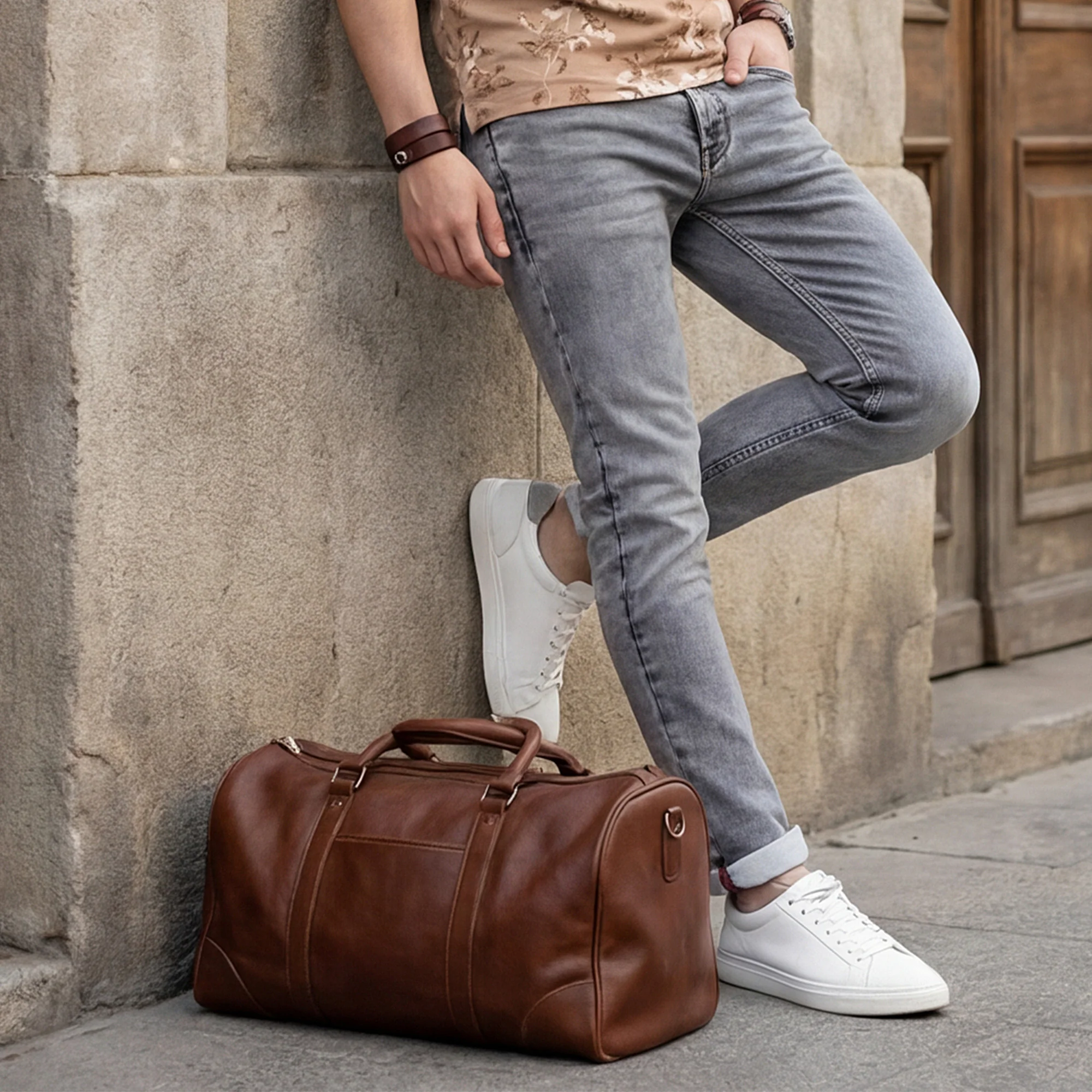 Killer Men Light Grey Solid Slim Fit Jeans - Image 2