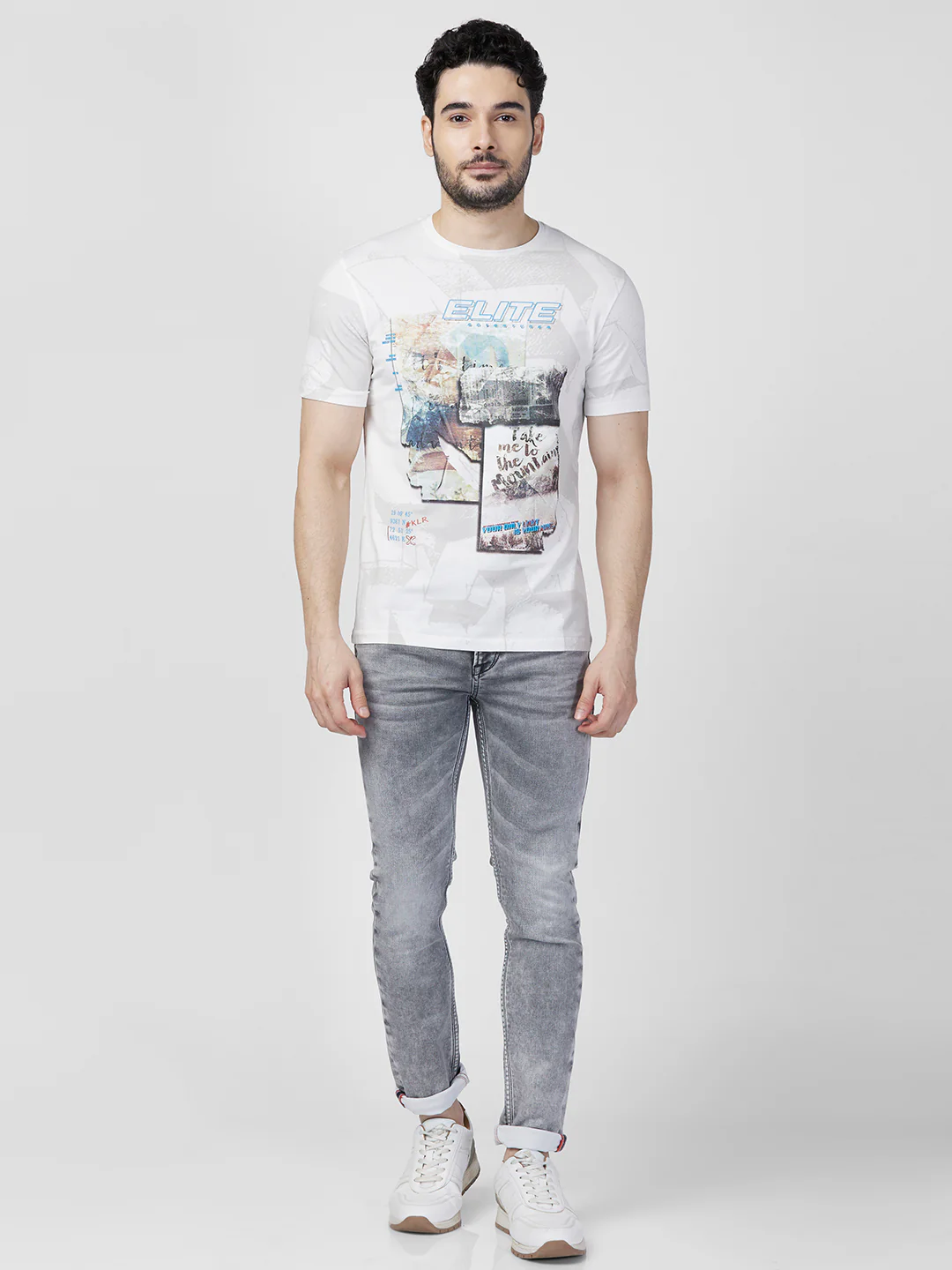 Killer Men Light Grey Solid Slim Fit Jeans - Image 4