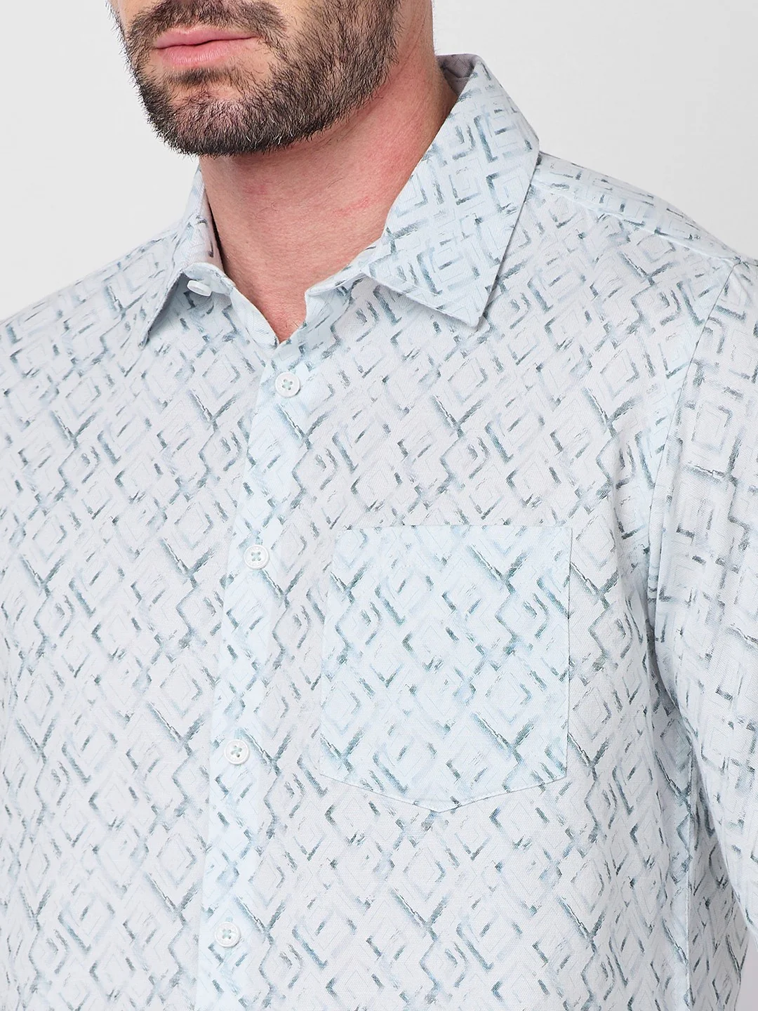 Full Sleeves Slim Fit Plum  Button-Down Oxford Shirt - Image 7