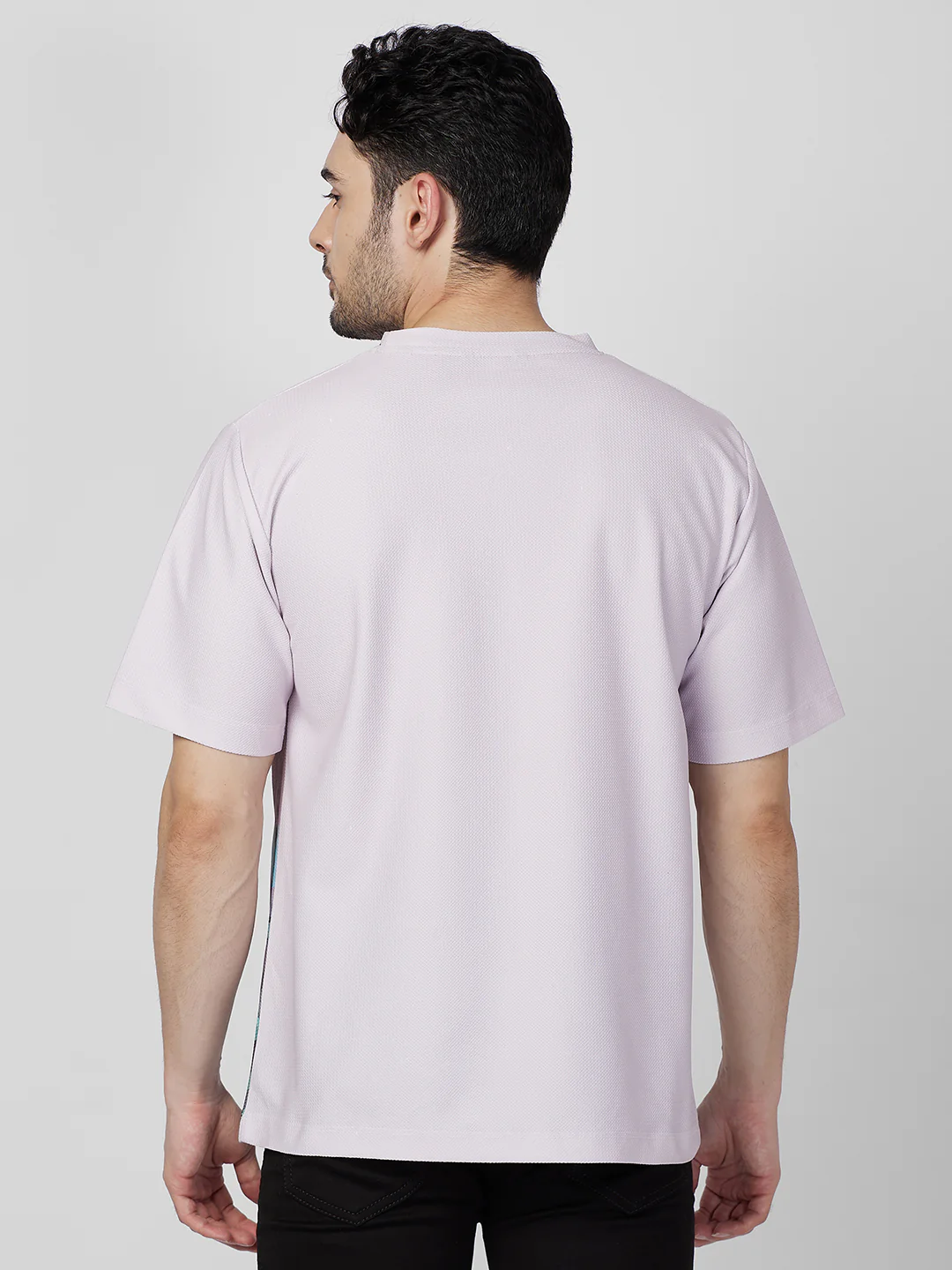 Killer Men Light Pink Printed Round Neck T-Shirts - Image 5