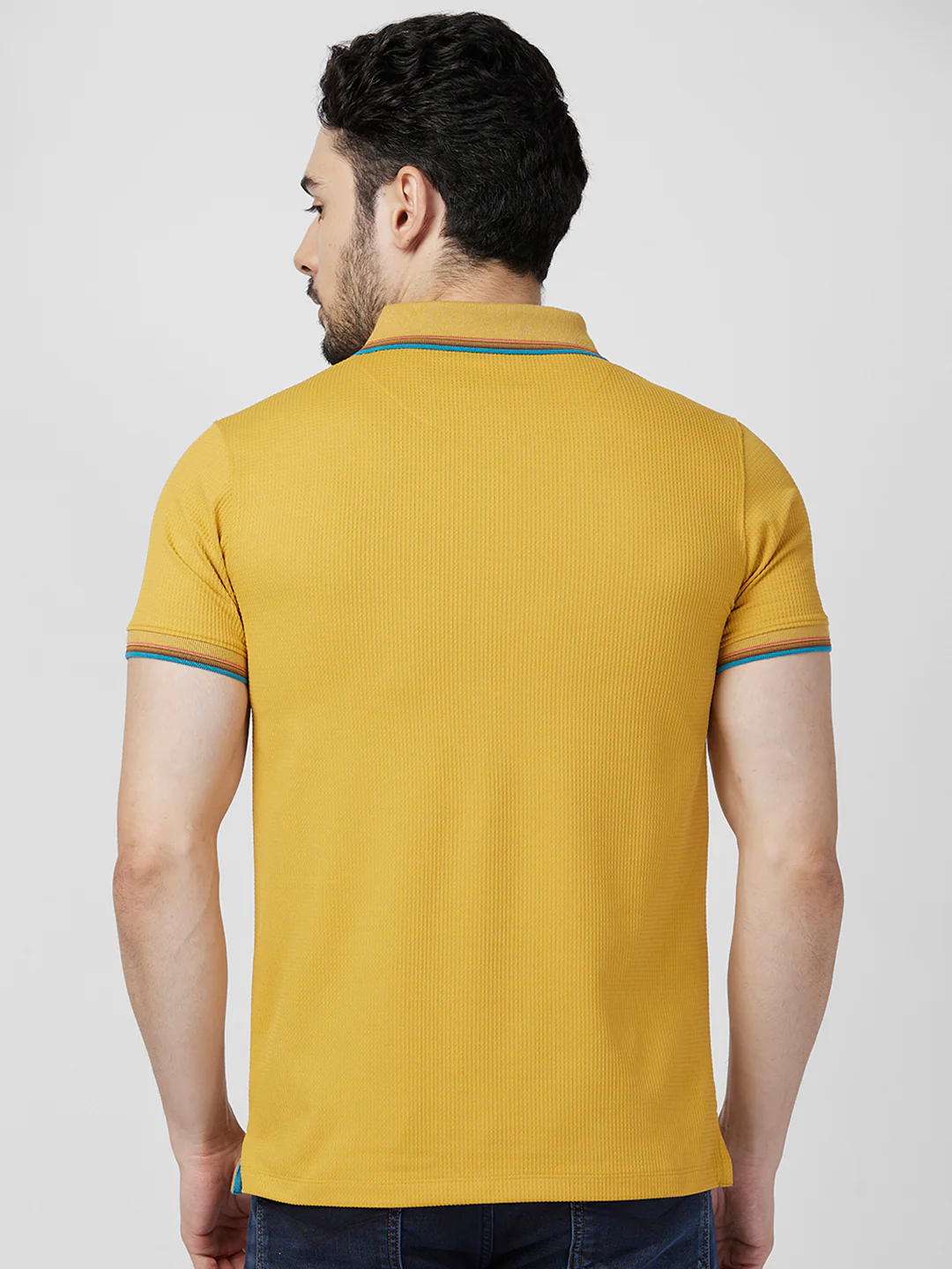 Killer Men Musturd Printed Slim Fit T-Shirts - Image 4