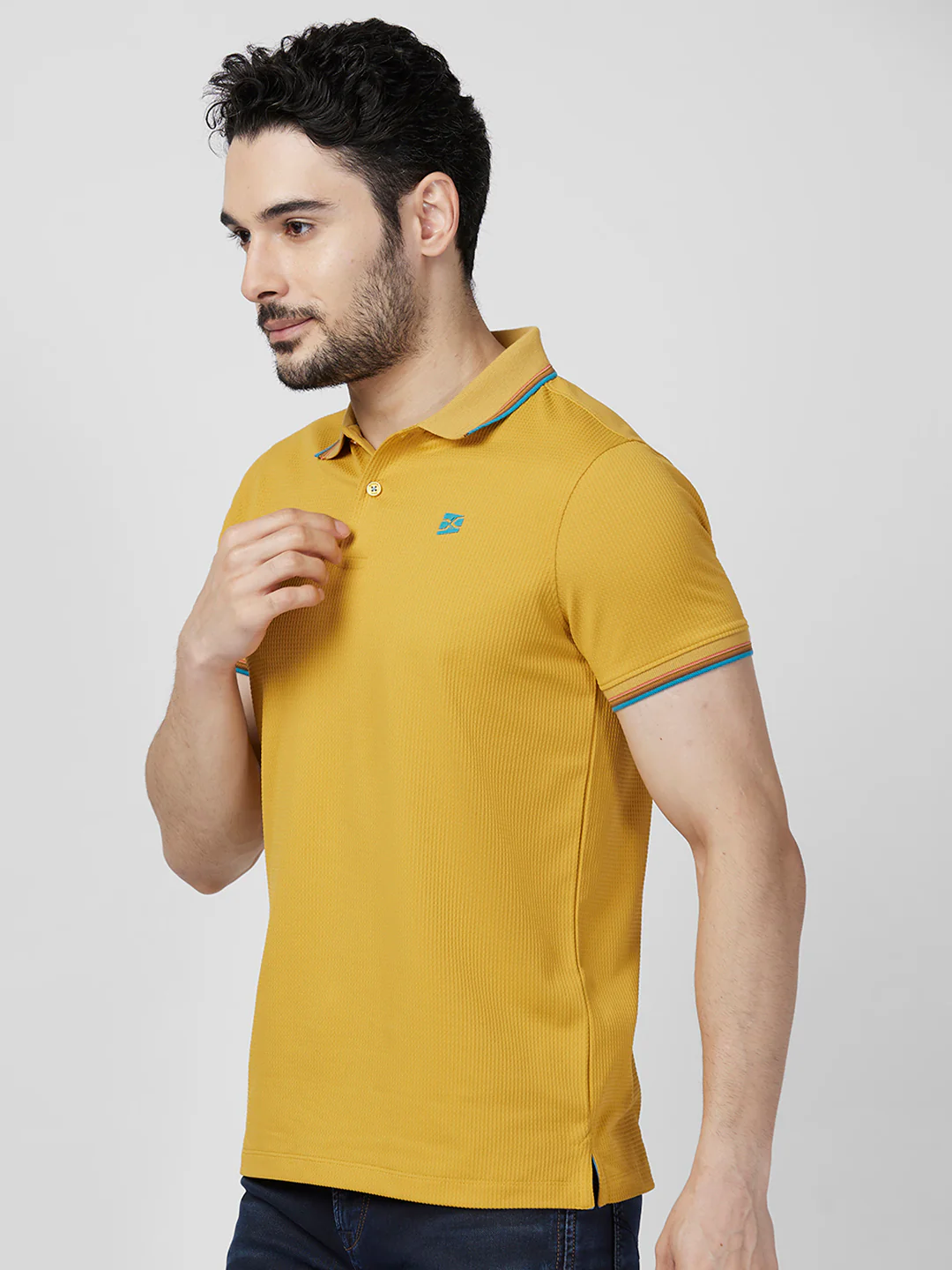 Killer Men Musturd Printed Slim Fit T-Shirts - Image 5