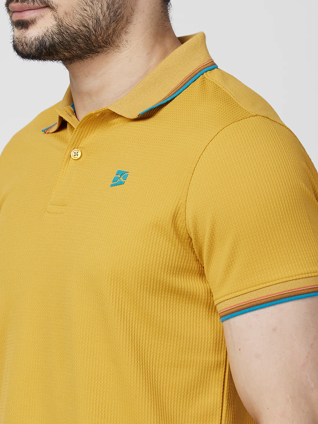 Killer Men Musturd Printed Slim Fit T-Shirts - Image 6