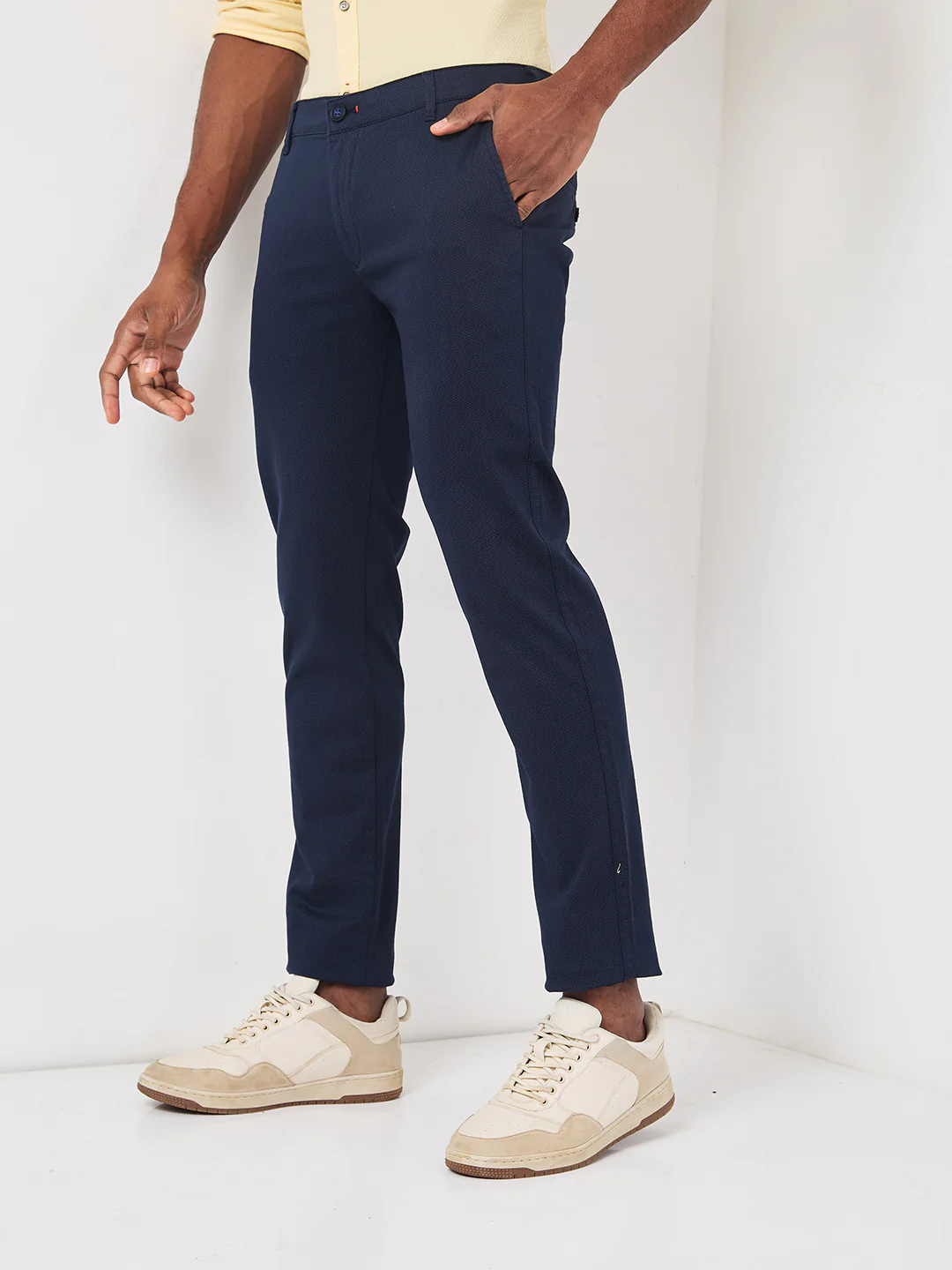 Killer Men Navy Straight Fit Trousers - Image 6