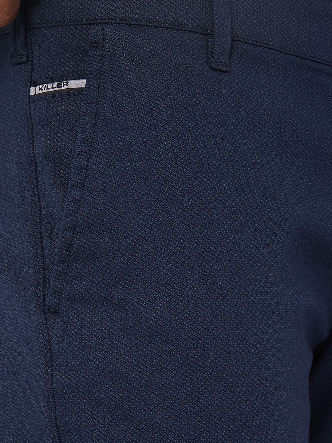 Killer Men Navy Straight Fit Trousers - Image 7