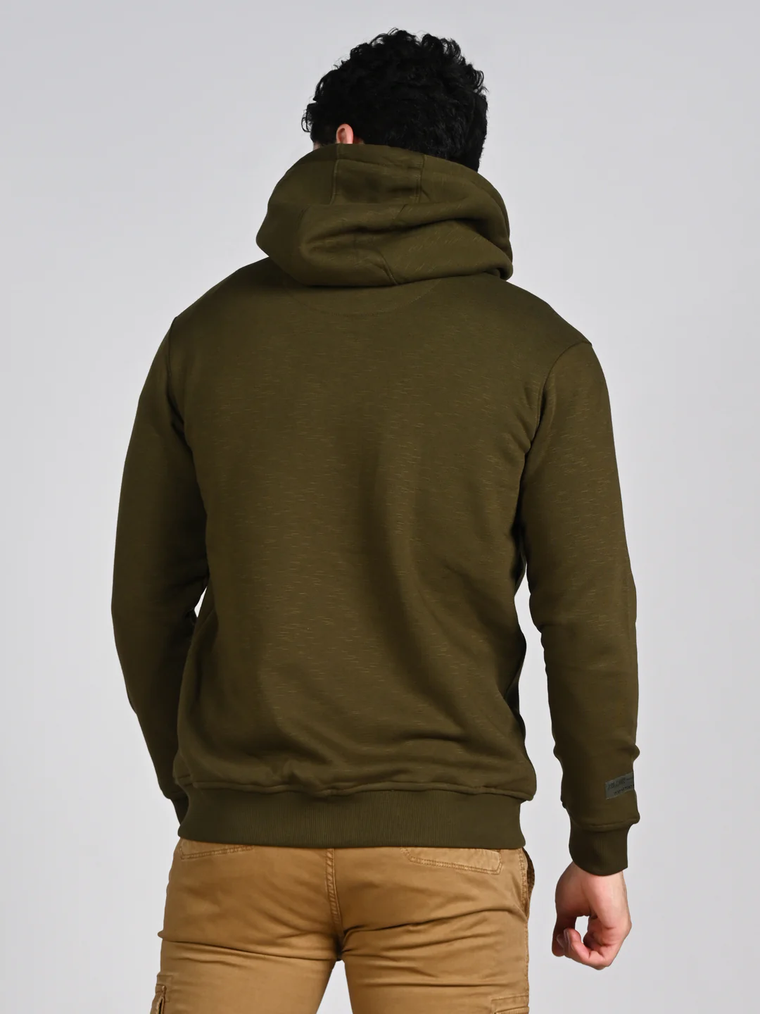 Killer Men Olive Hooded Sweat Shirts - Image 7