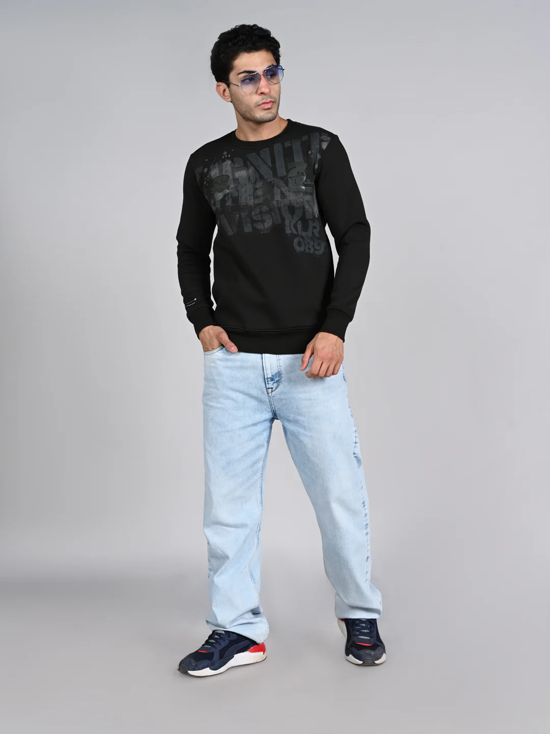Killer Men Olive Printed Sweat Shirts - Image 3