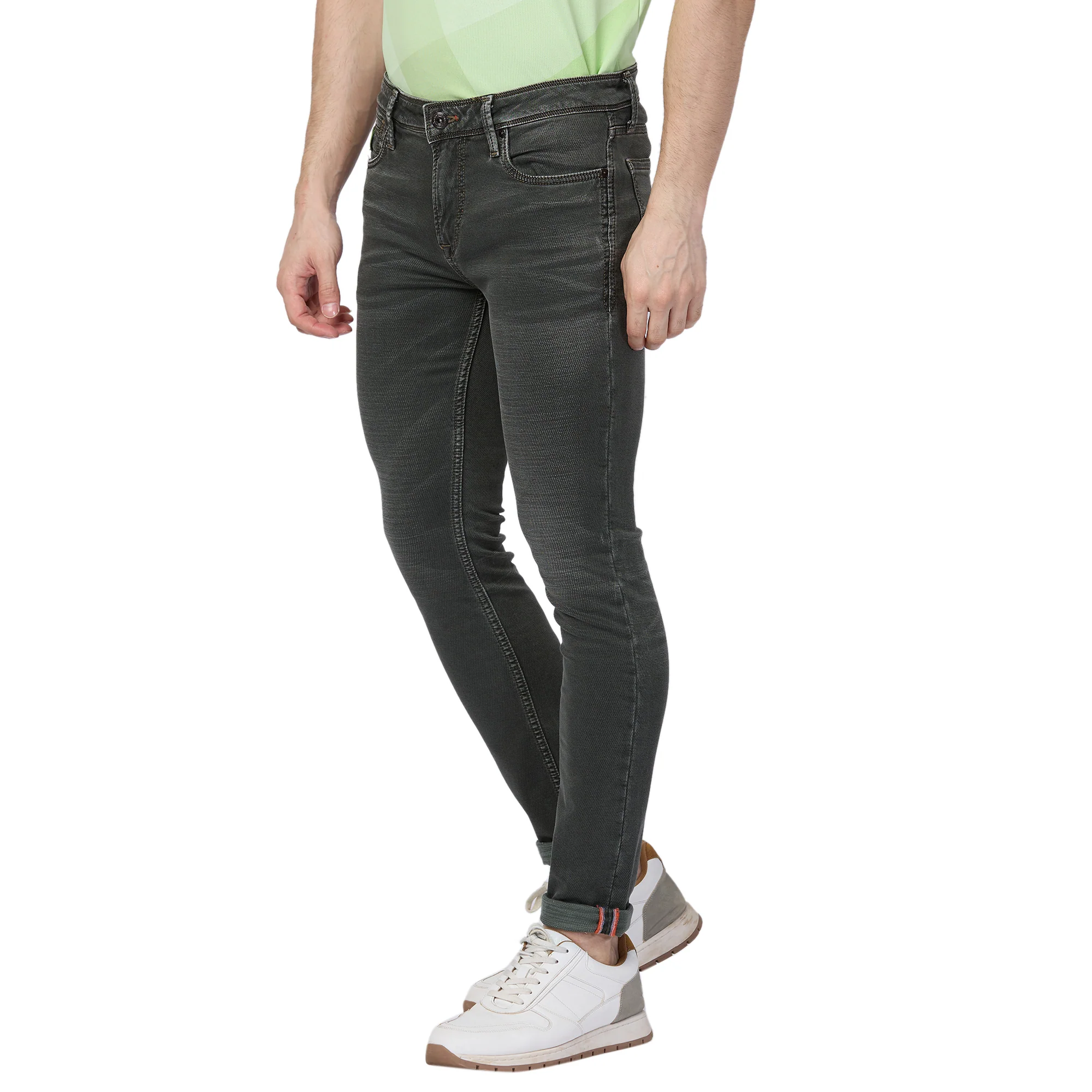 Killer Men Olive Slim Fit Jeans - Image 6