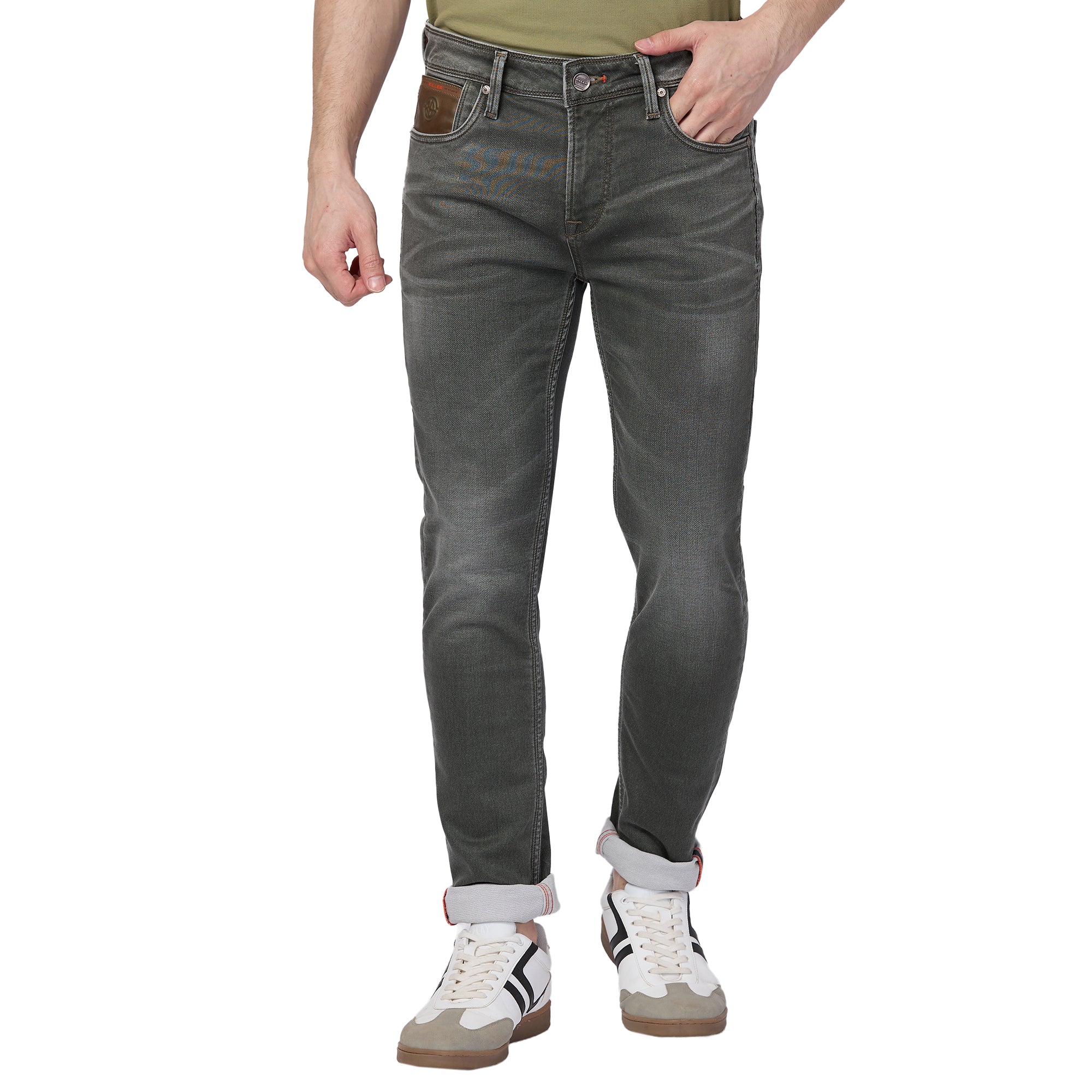 Killer Men Olive Slim Fit Jeans - Image 3