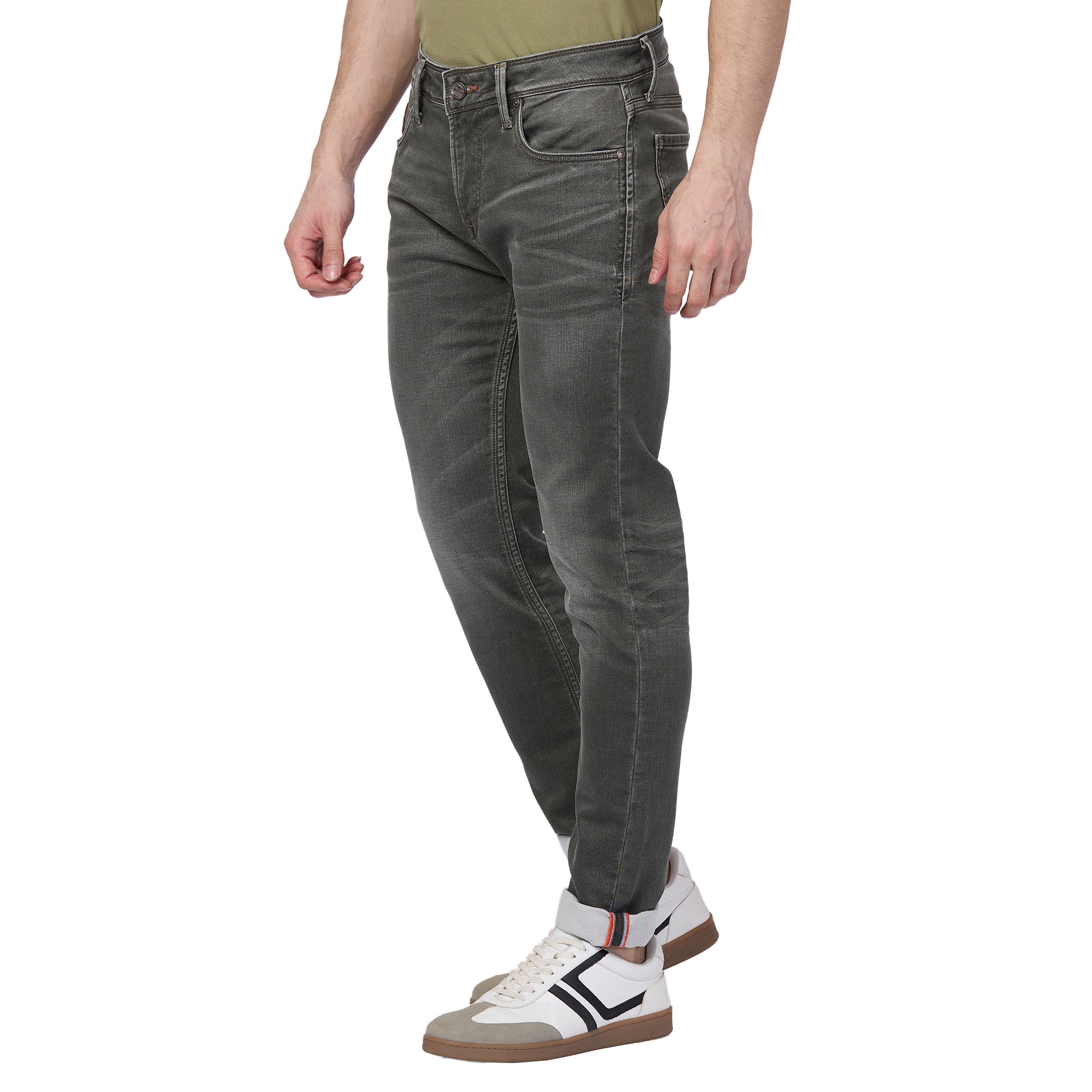 Killer Men Olive Slim Fit Jeans - Image 6