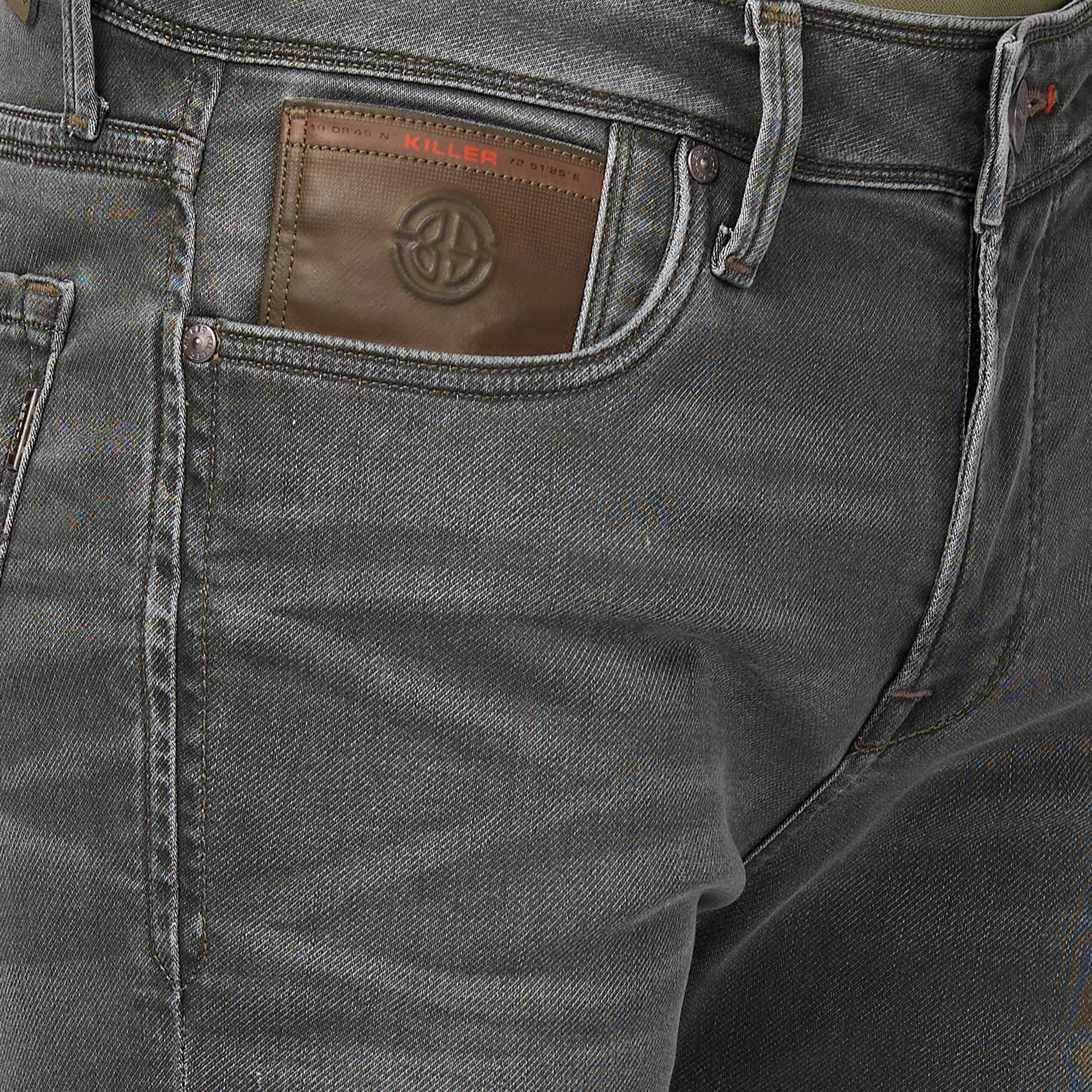 Killer Men Olive Slim Fit Jeans - Image 7