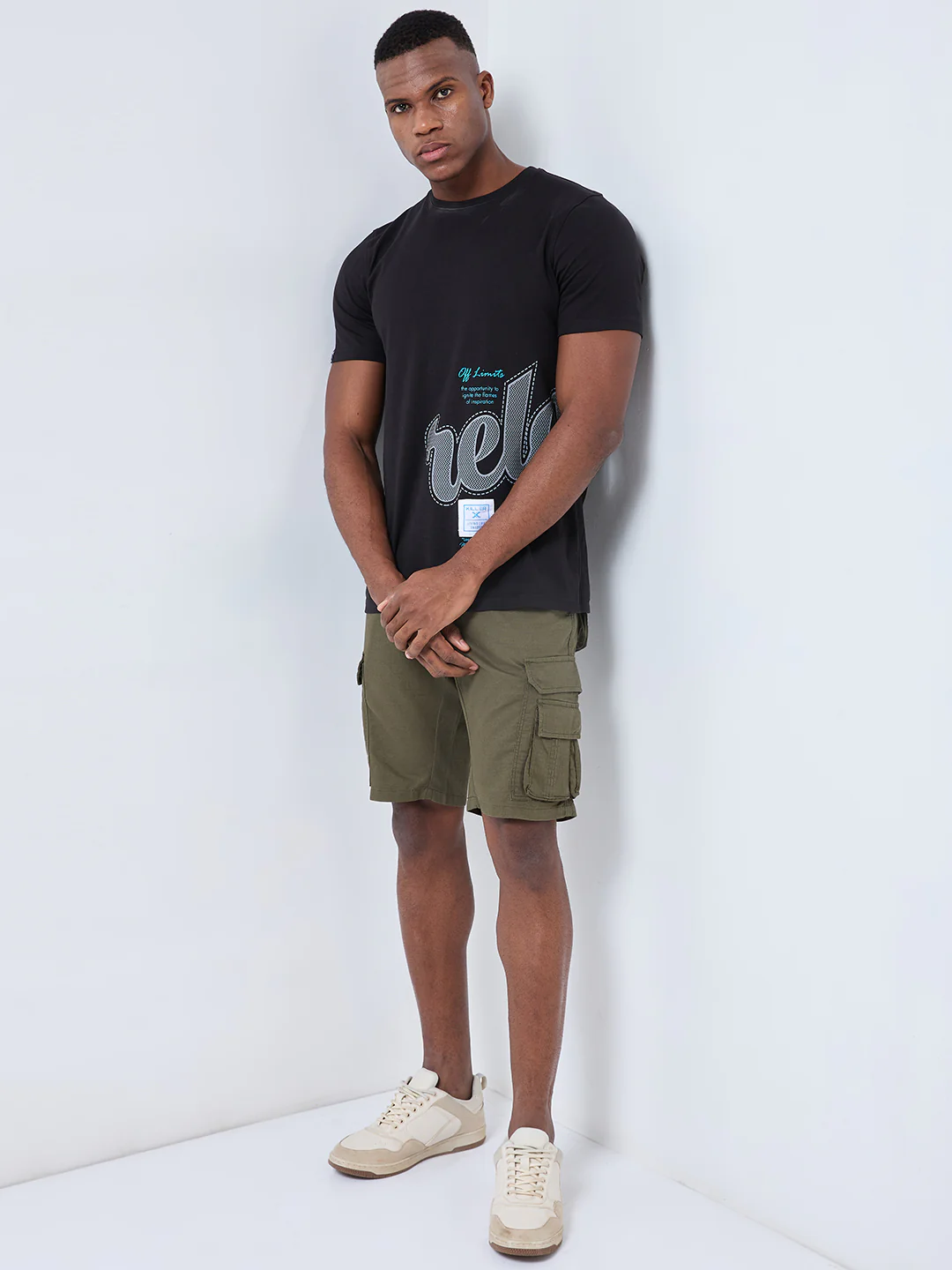 Killer Men Olive Solid Shorts - Image 4
