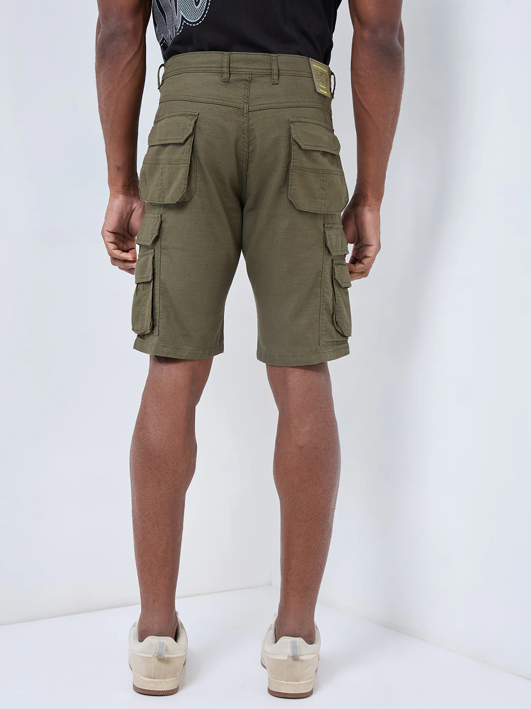 Killer Men Olive Solid Shorts - Image 5