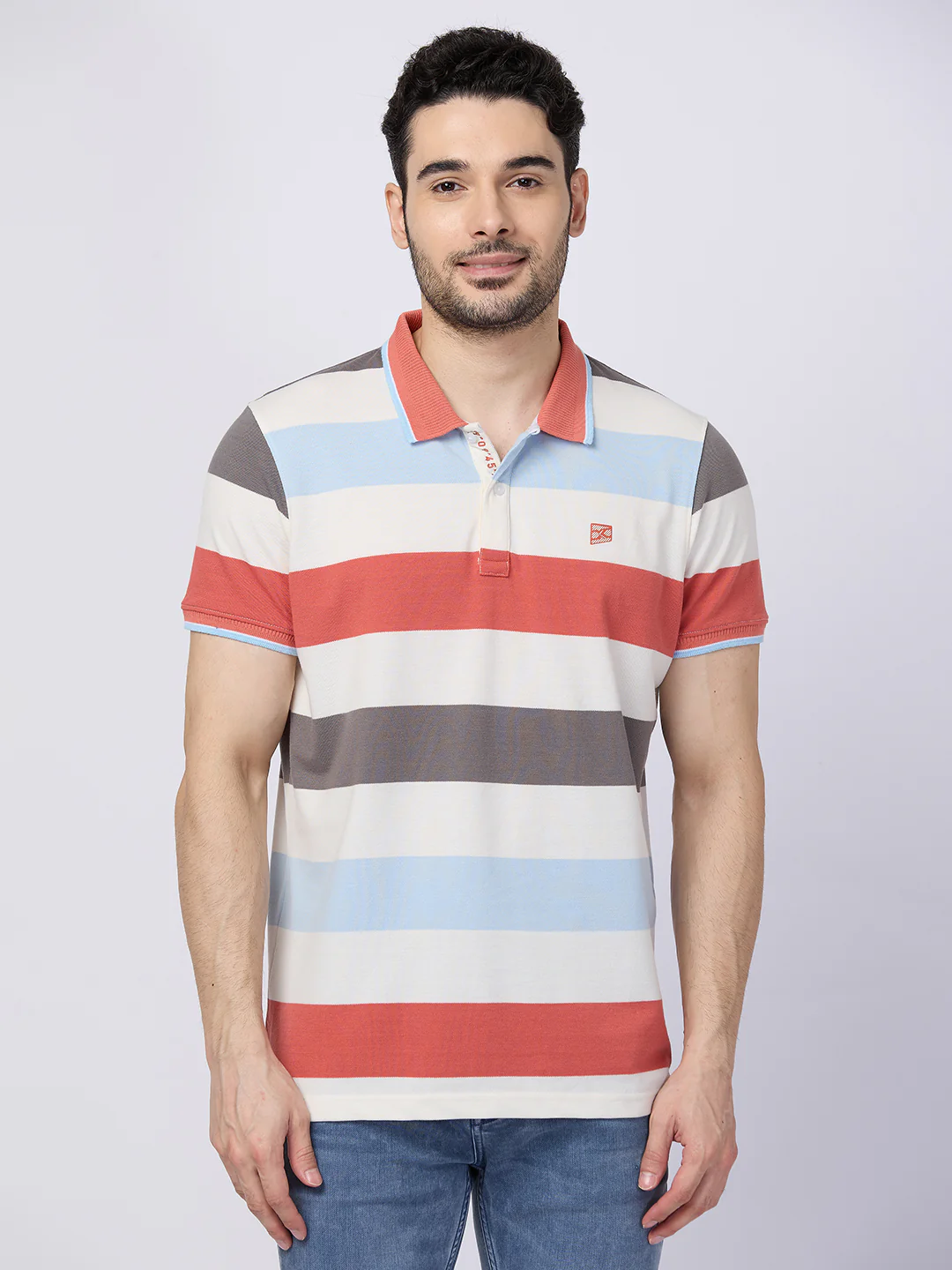 Killer Men Pink Printed Slim Fit T-Shirts - Image 3