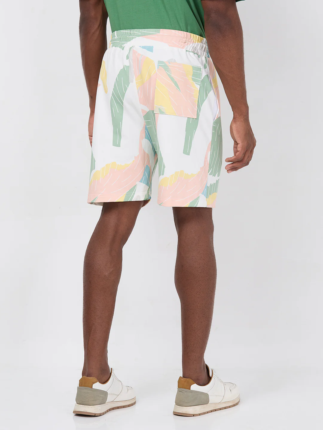 Killer Men Peach Multicolour Shorts - Image 5