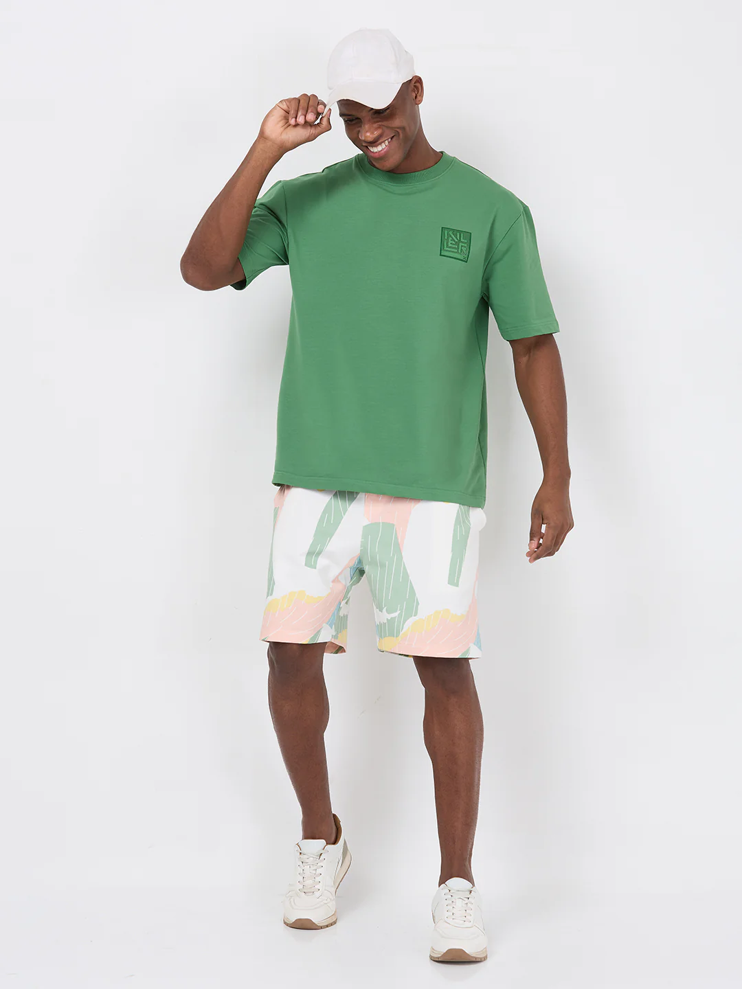 Killer Men Peach Multicolour Shorts - Image 8