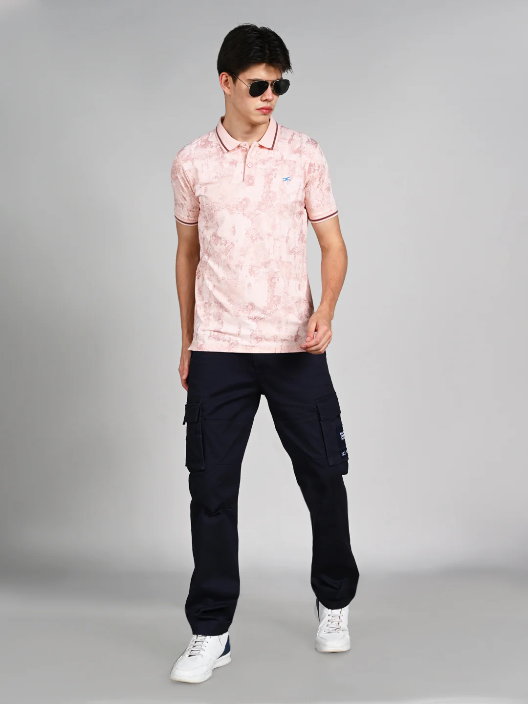 Killer Men Peach Printed Slim Fit T-Shirt - Image 3