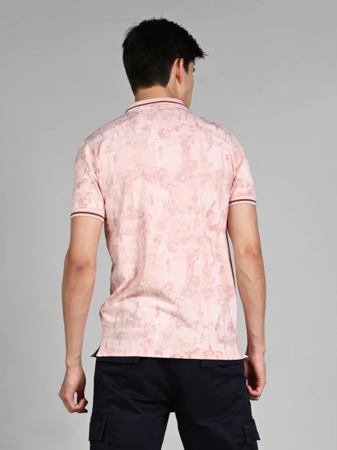 Killer Men Peach Printed Slim Fit T-Shirt - Image 7