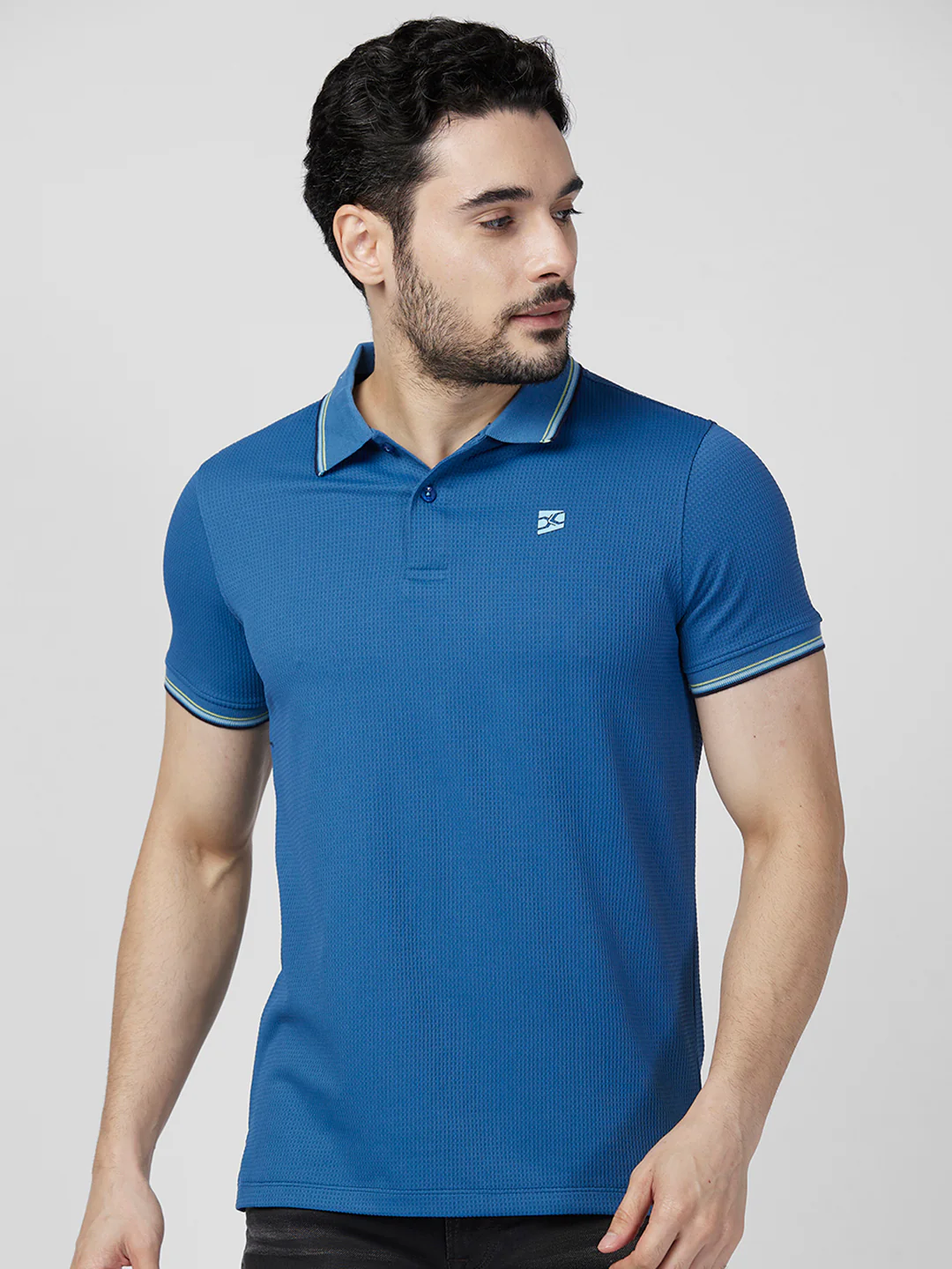 Killer Men Blue Printed Slim Fit T-Shirts - Image 3