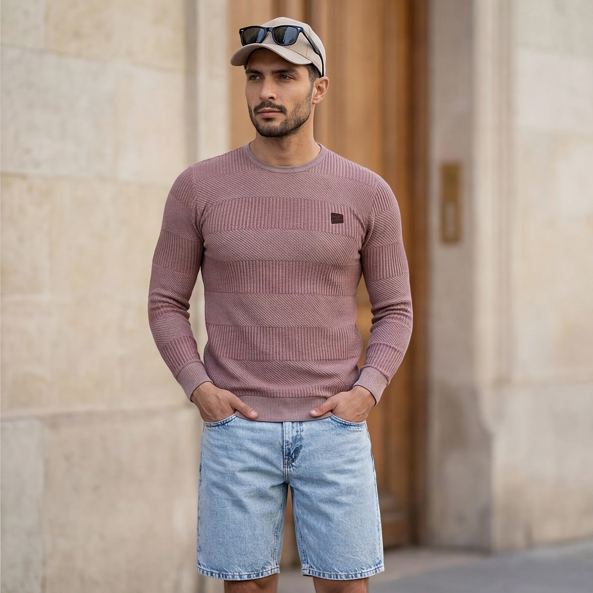 Killer Men Pink Printed Slim Fit T-Shirts - Image 2