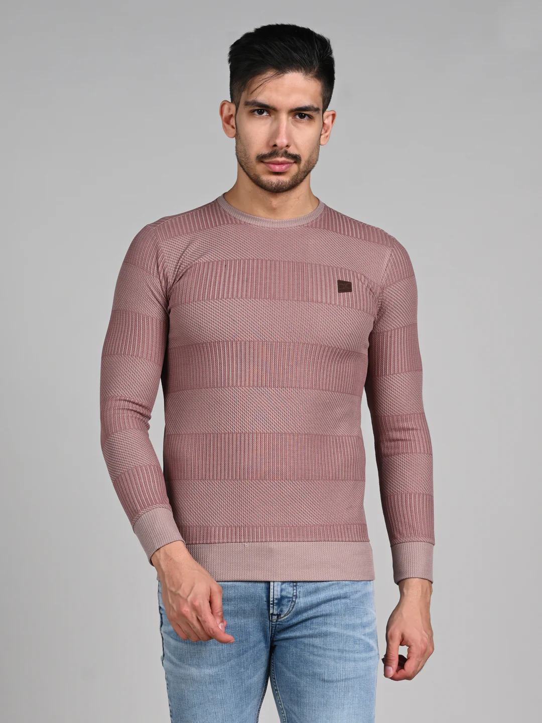 Killer Men Pink Printed Slim Fit T-Shirts - Image 4