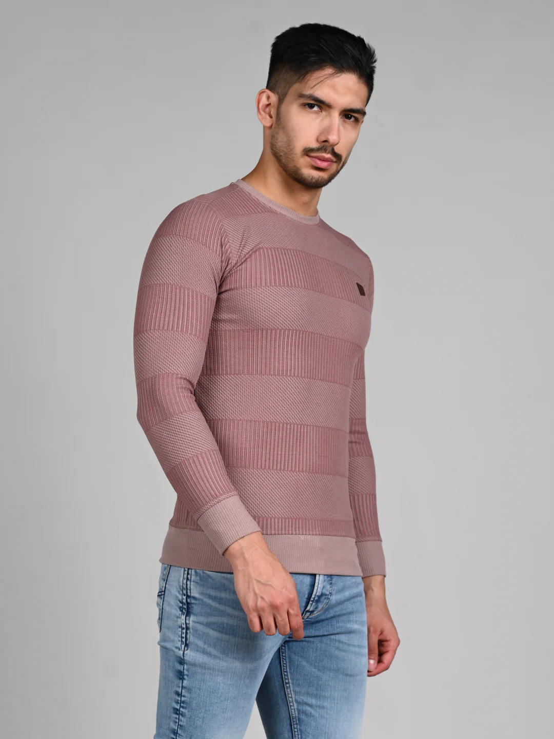 Killer Men Pink Printed Slim Fit T-Shirts - Image 5